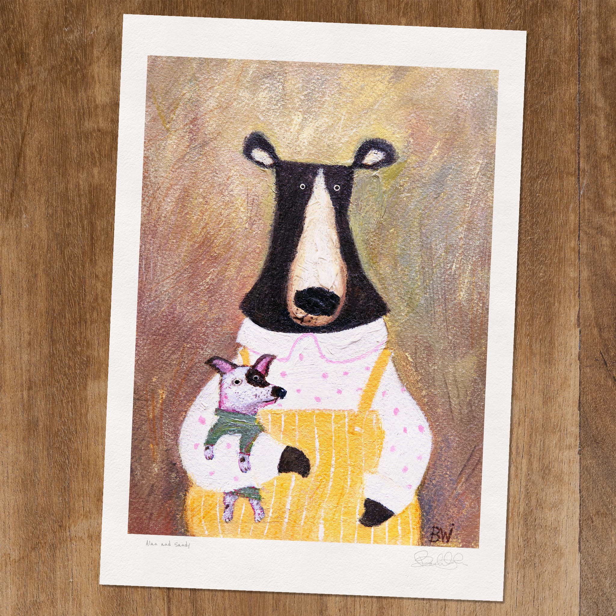 Alan and Sandy - Art Print