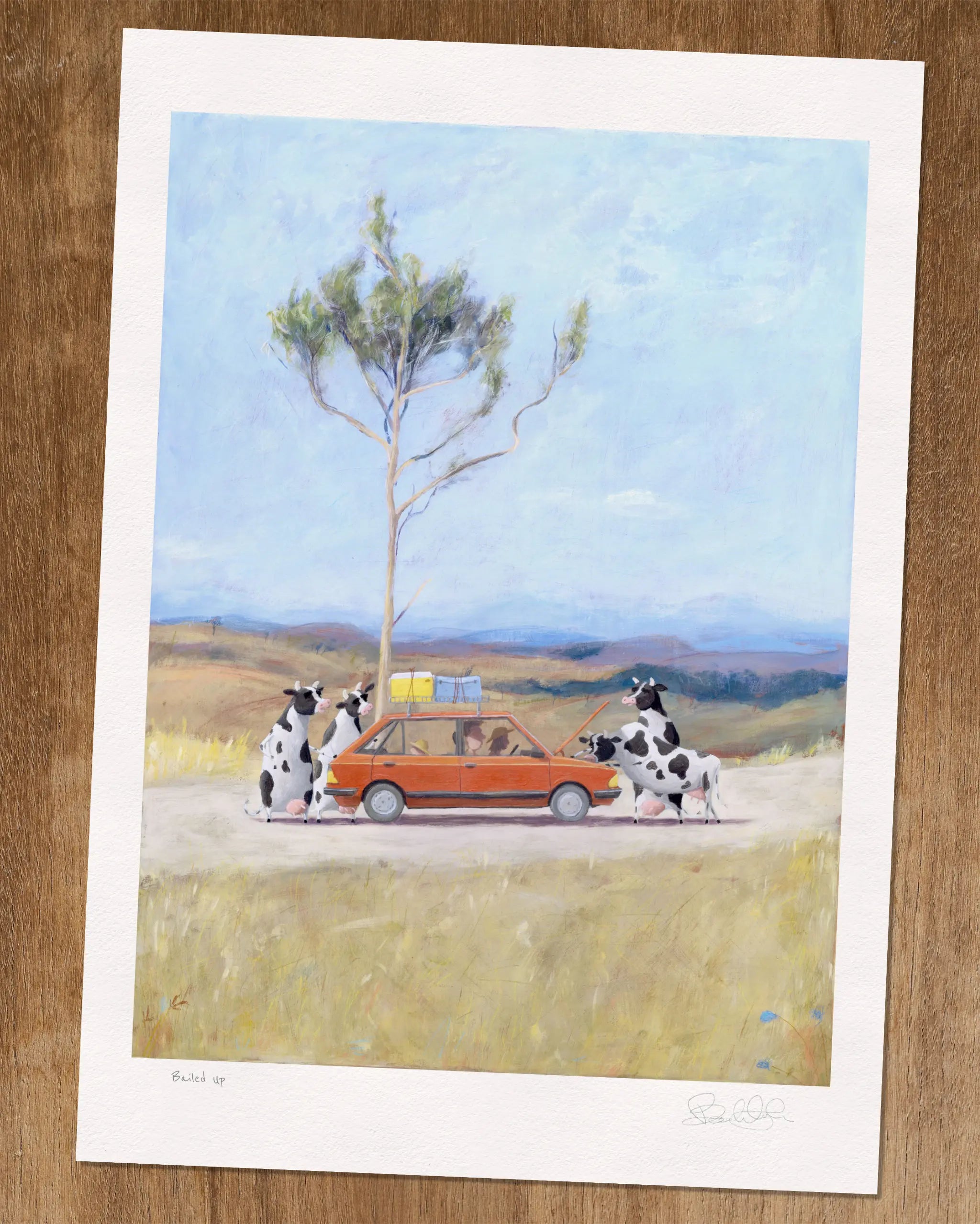 Bailed Up - Art Print