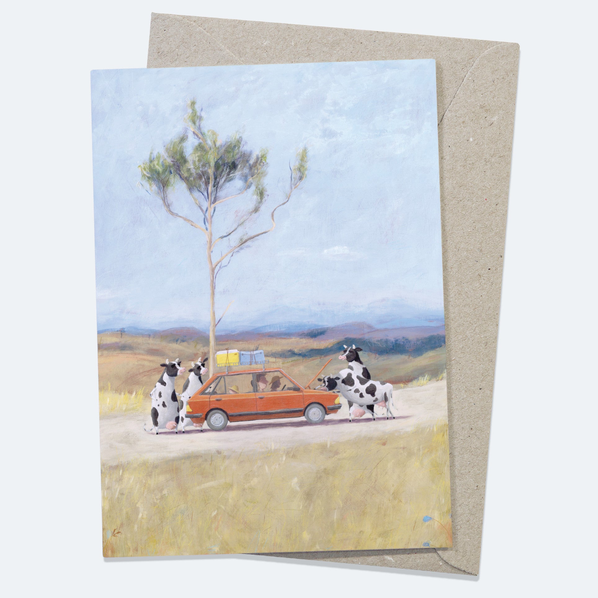 Bailed Up - Greeting Card