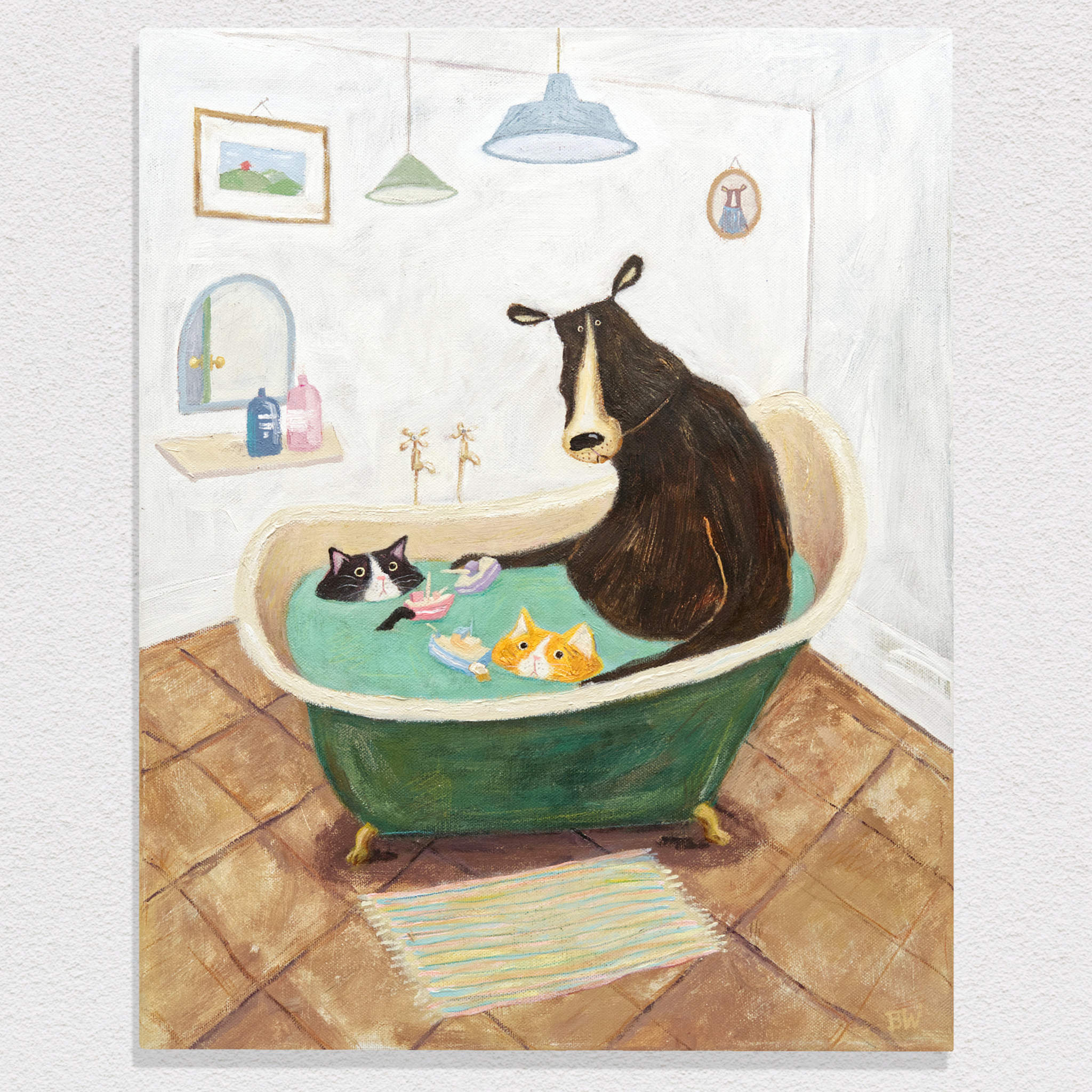Bath Time - Original Painting
