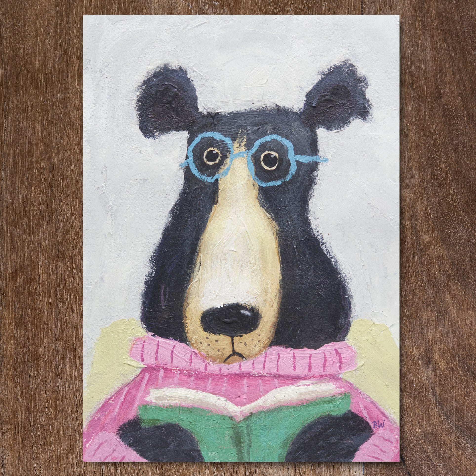 Bear Interrupted - Greeting Card