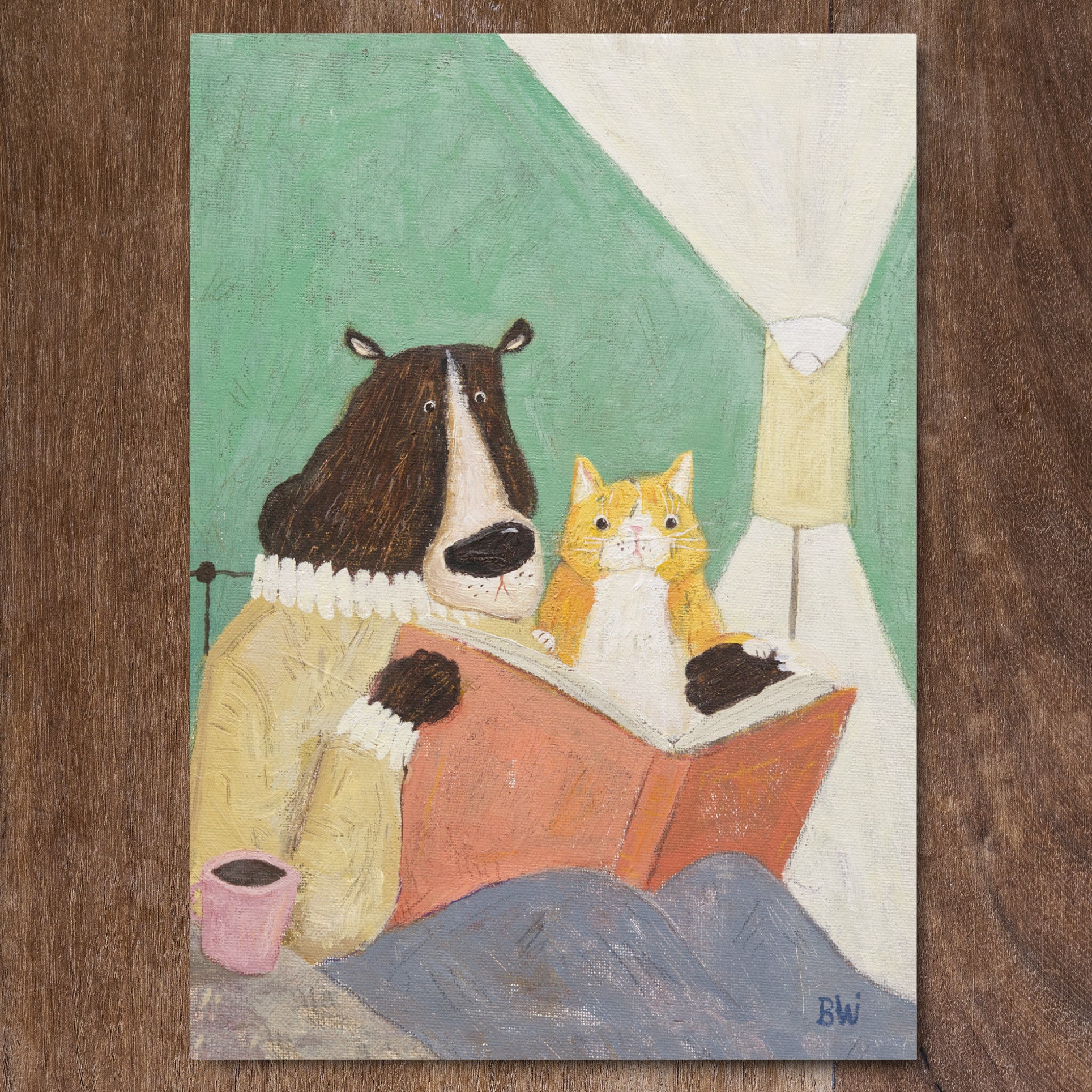 Bedtime Book - Greeting Card