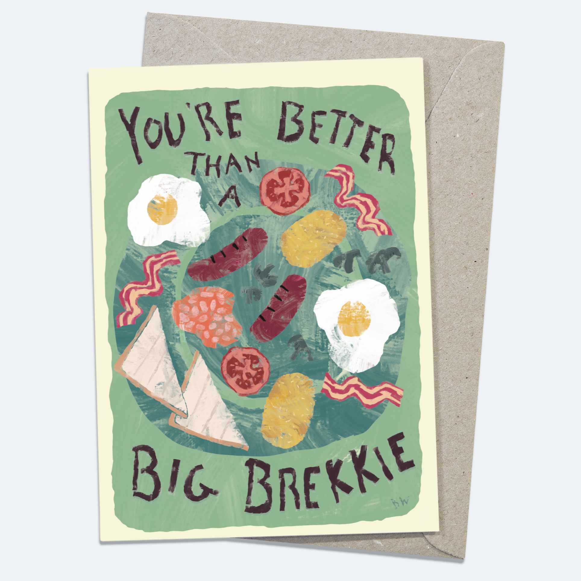 Big Brekkie - Greeting Card