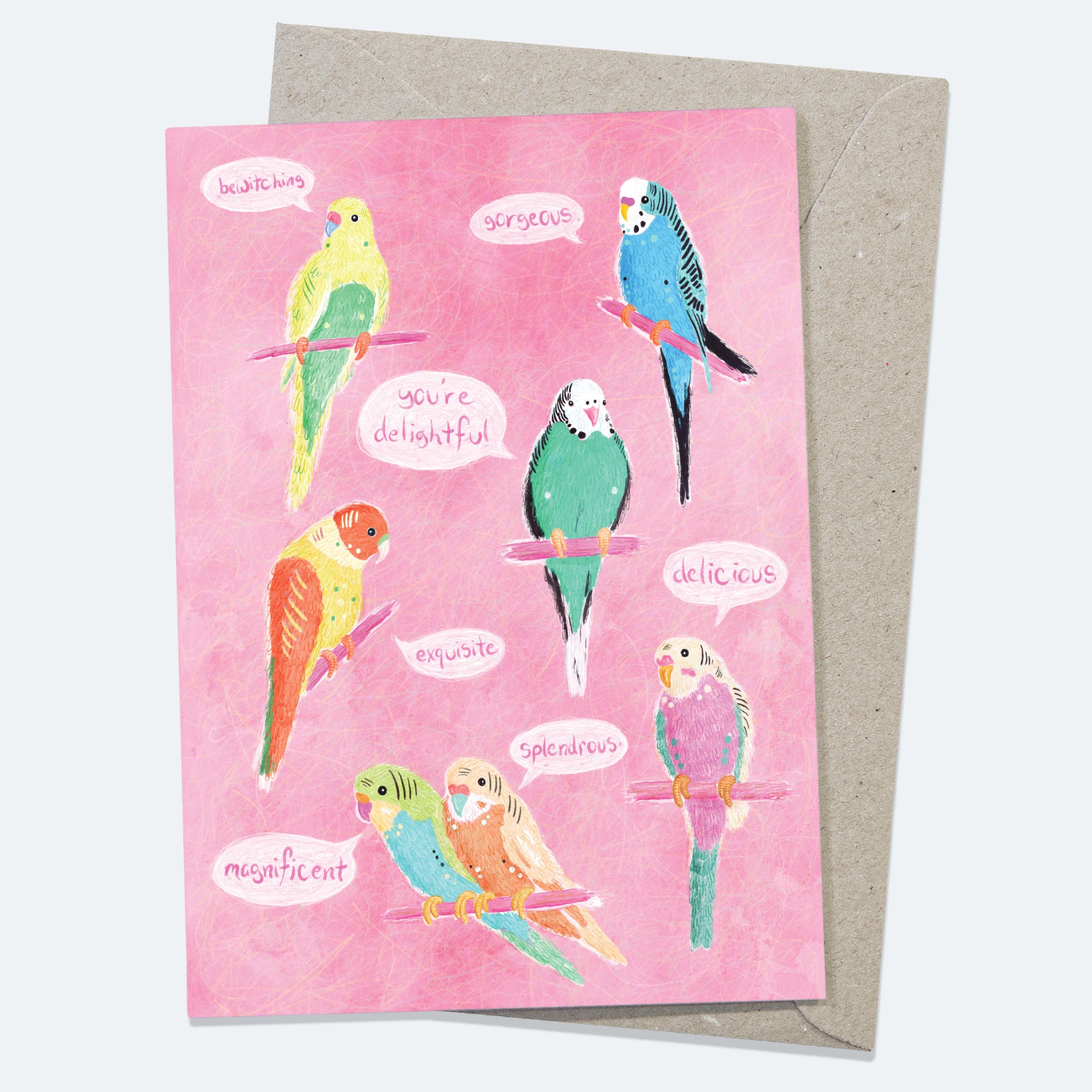 Birds of Endearment - Greeting Card