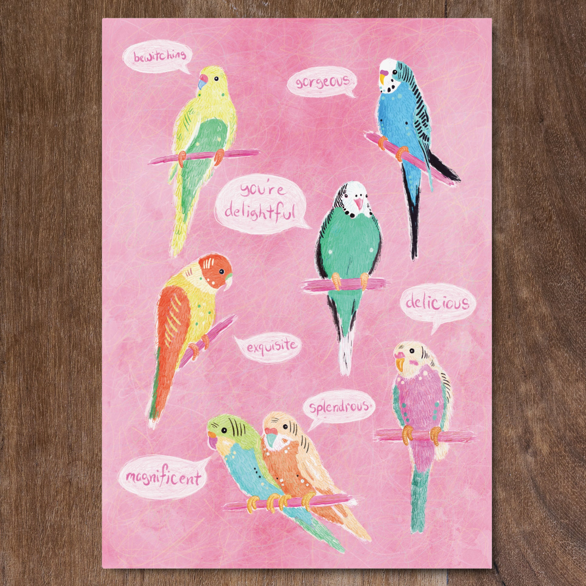 Birds of Endearment - Greeting Card