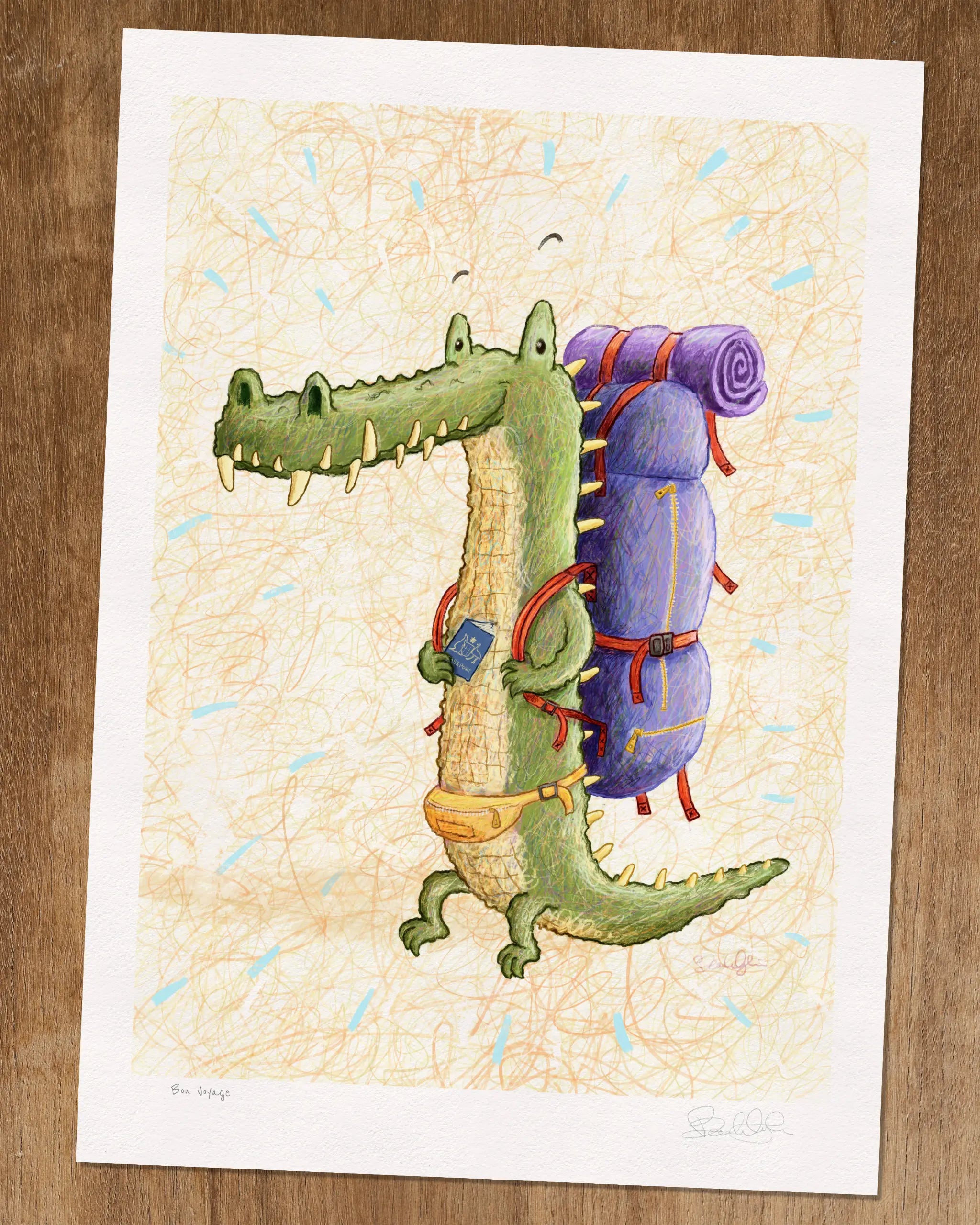 Bon Voyage - Art Print