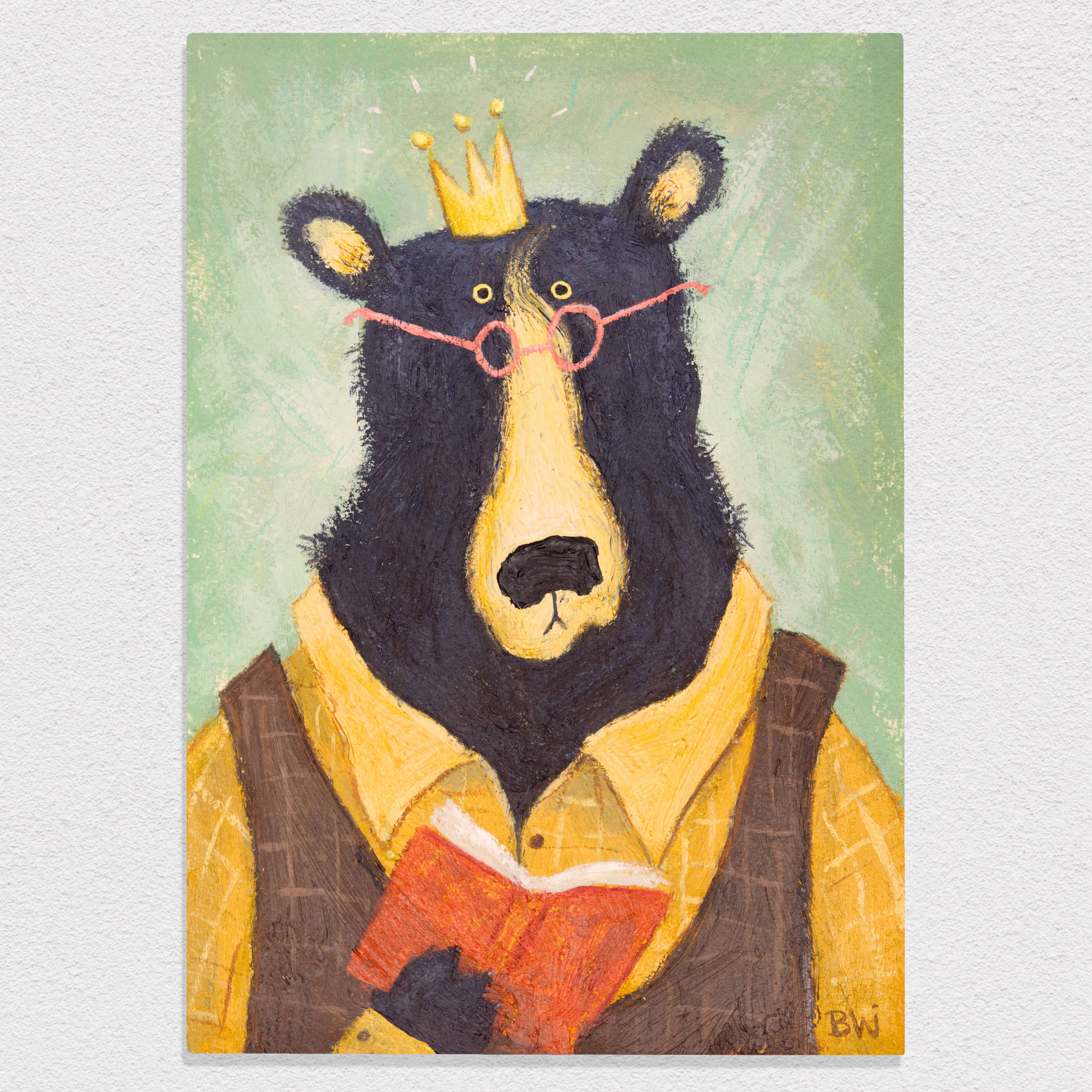 The Book King - Original Painting