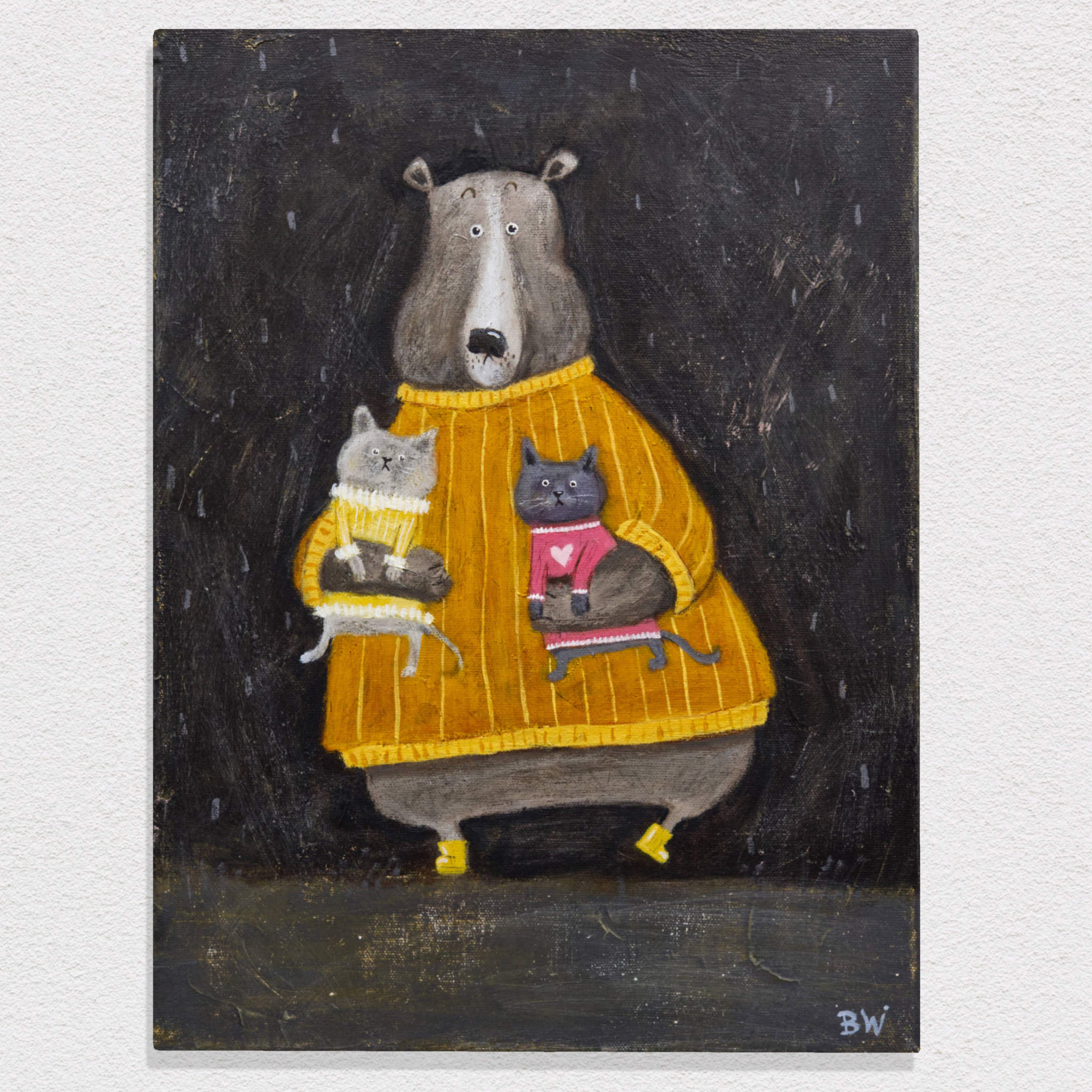 Cat Walk - Original Painting