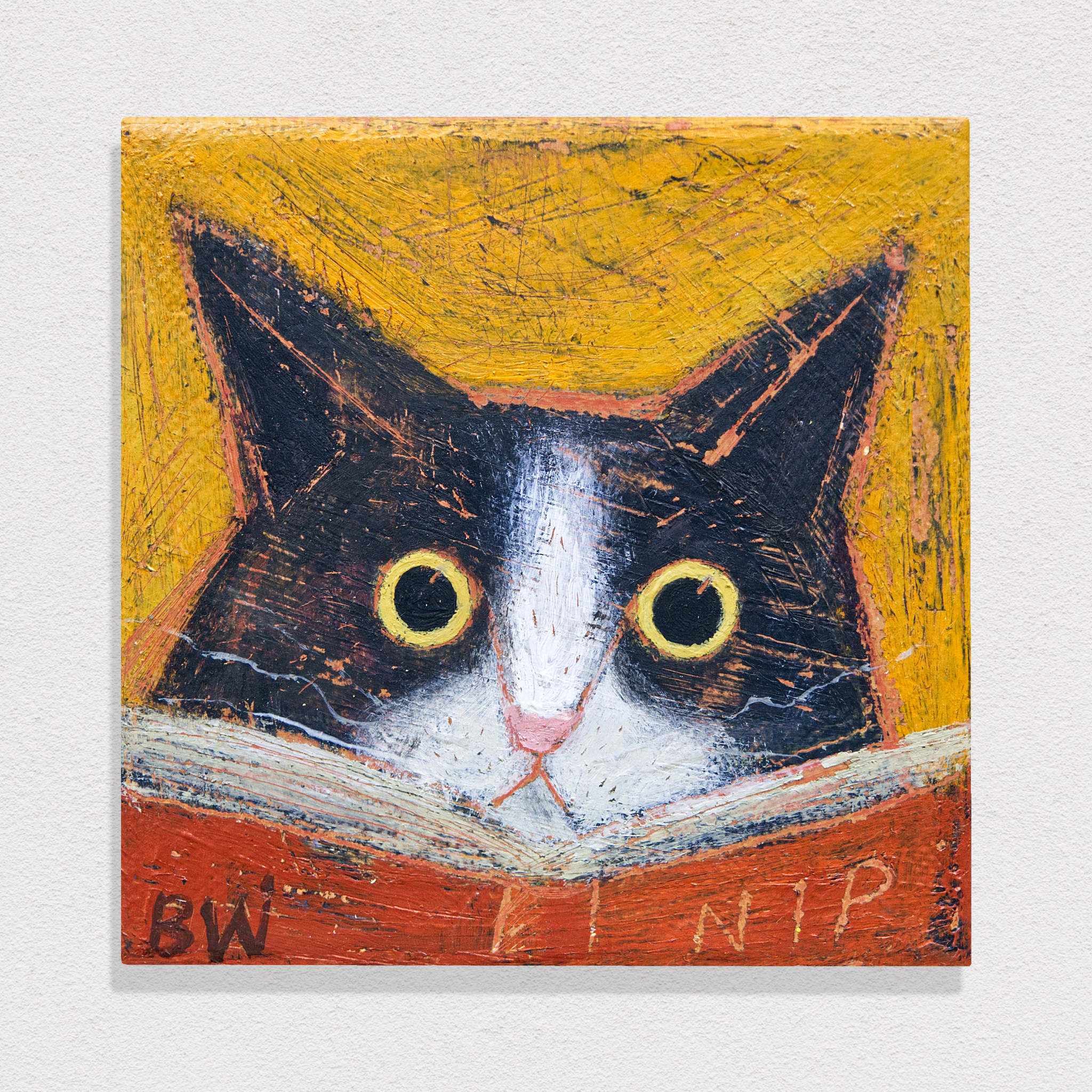 Cat Interrupted 1 - Original Painting
