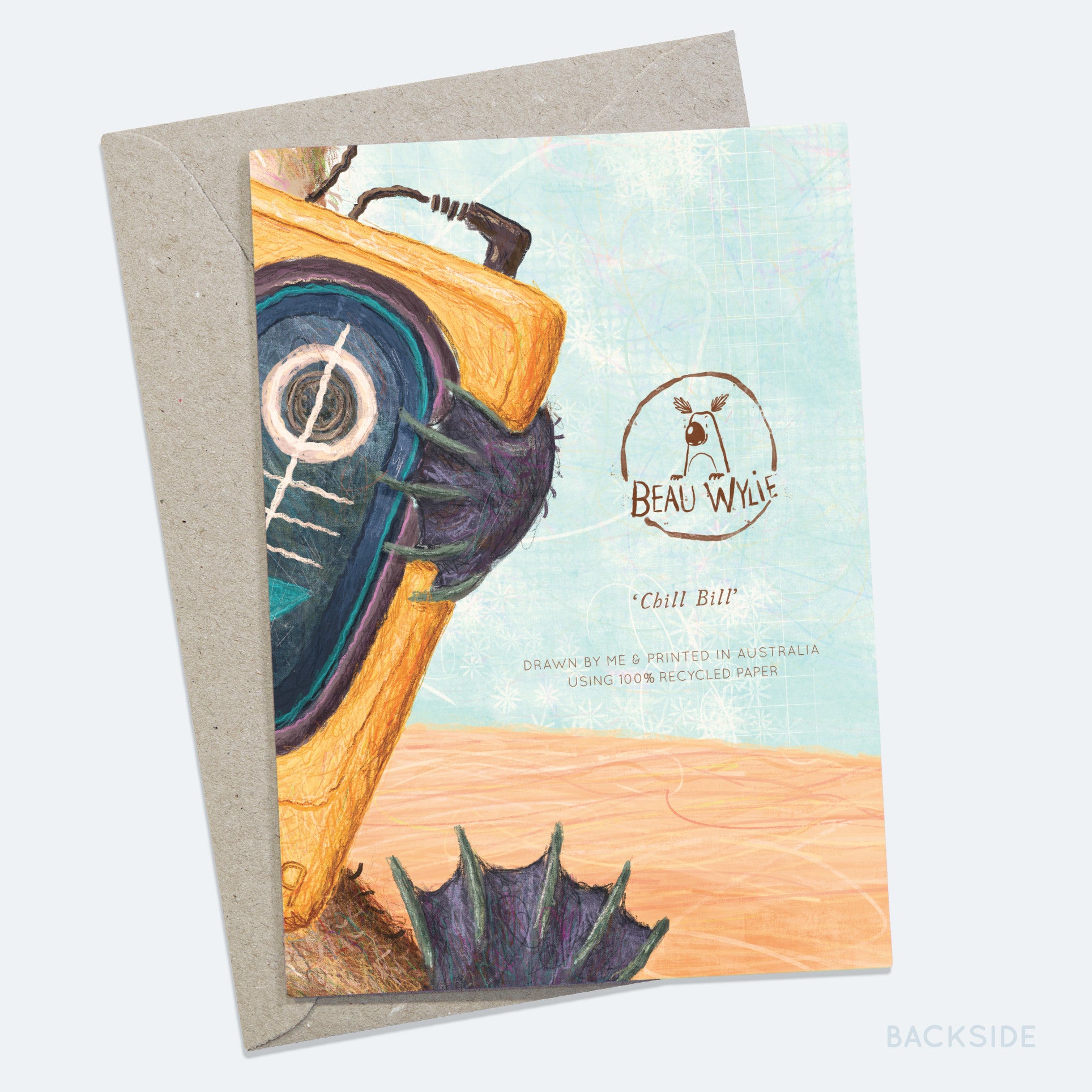 Chill Bill - Greeting Card