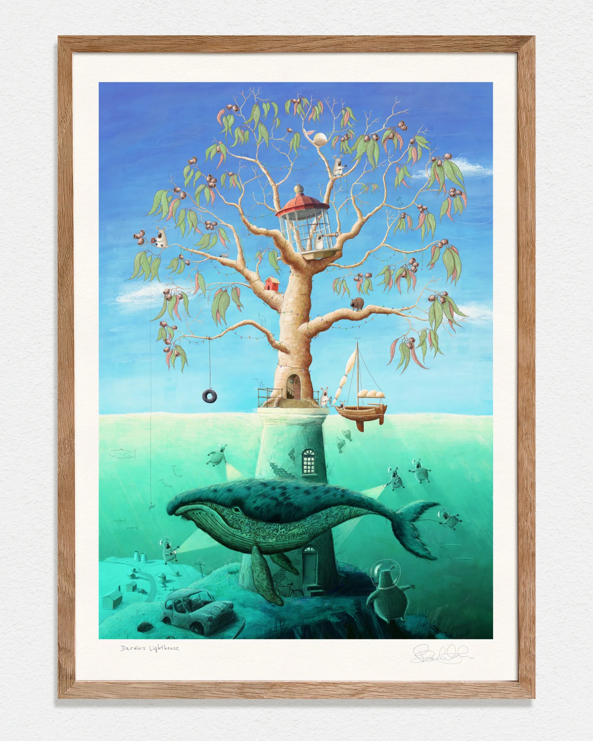 Darwin's Lighthouse - Art Print