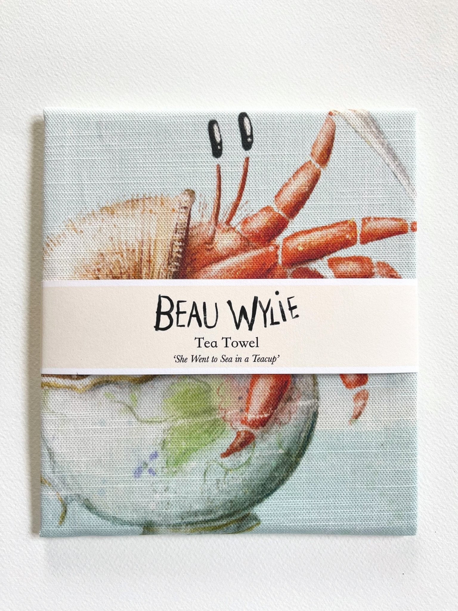 She Went to Sea in a Teacup - Tea Towel