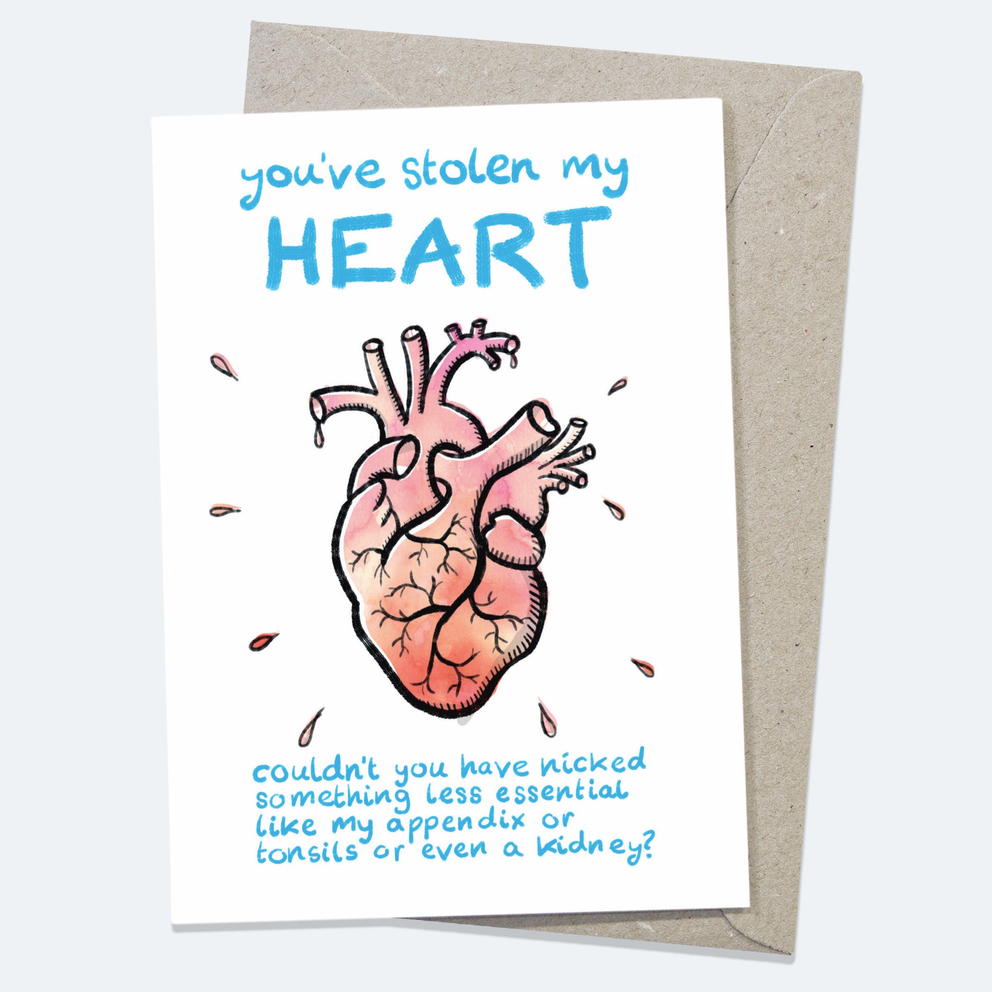 Heart Thief - Greeting Card