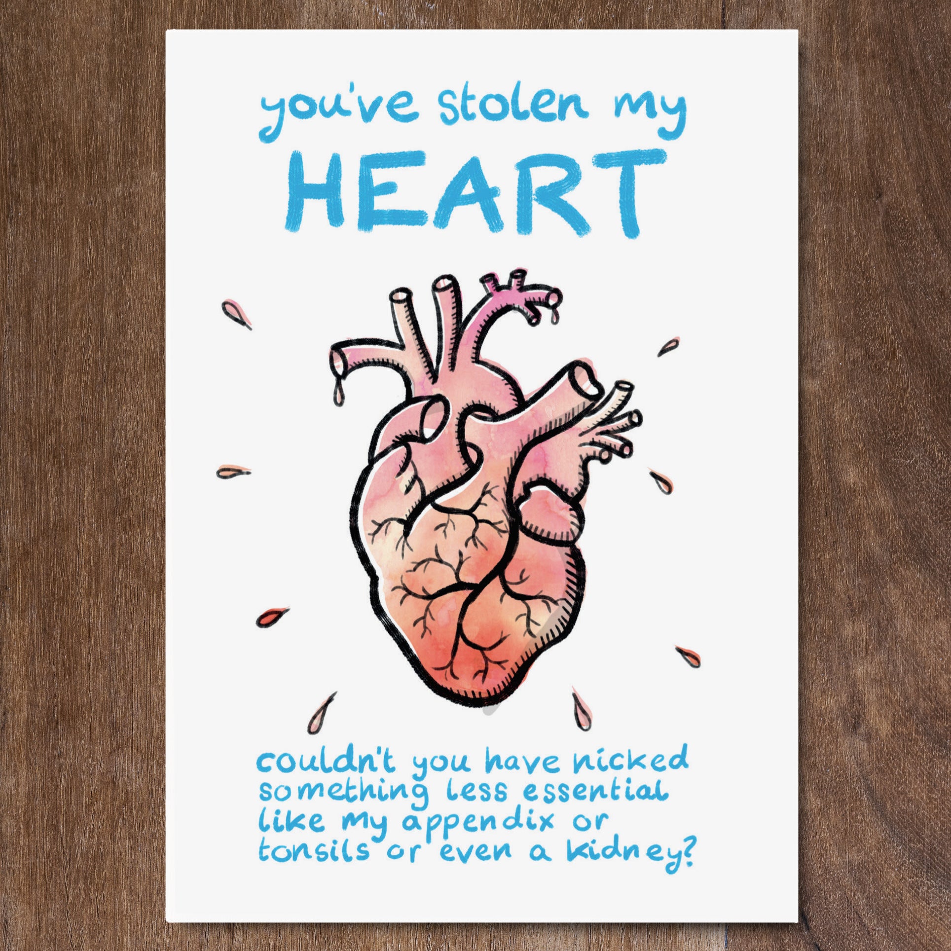 Heart Thief - Greeting Card