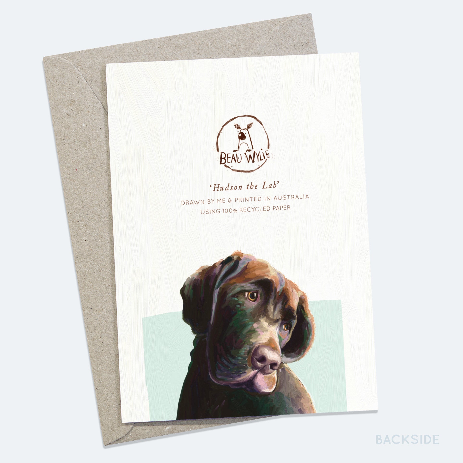 Hudson the Lab - Greeting Card