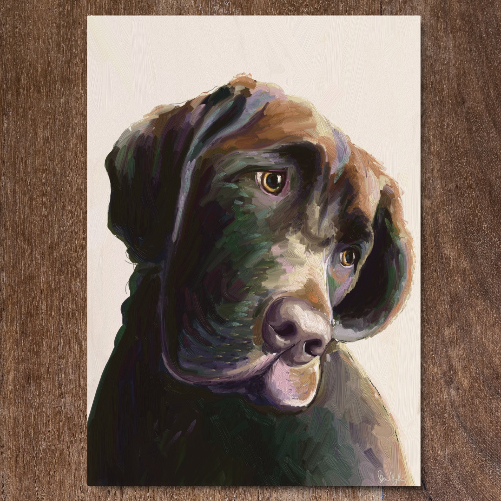 Hudson the Lab - Greeting Card