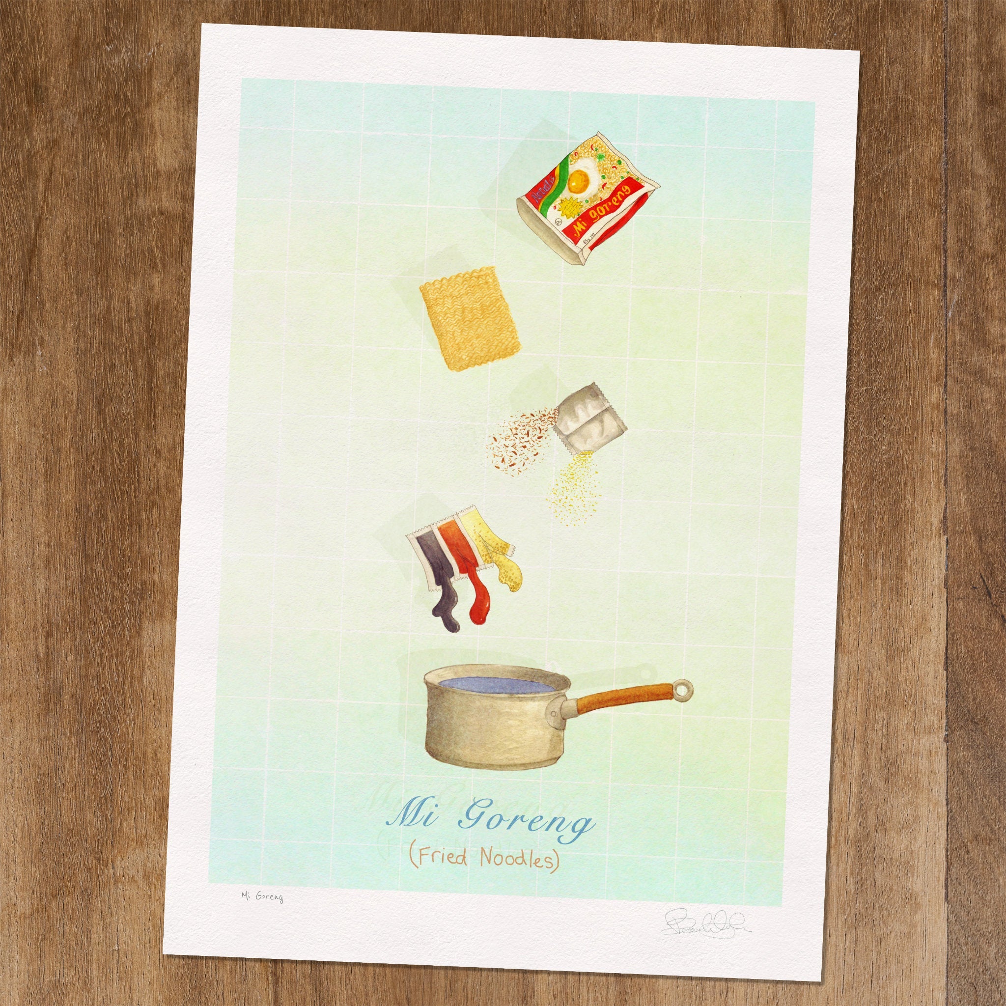 Mi Goreng - Art Print Wholesale