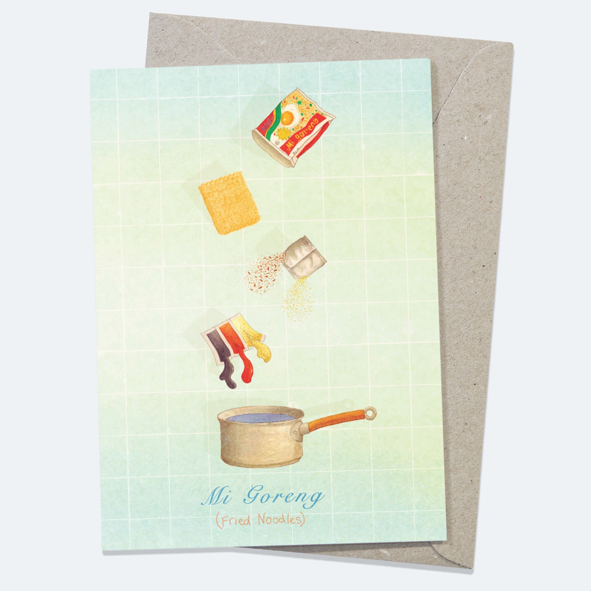 Mi Goreng - Greeting Card
