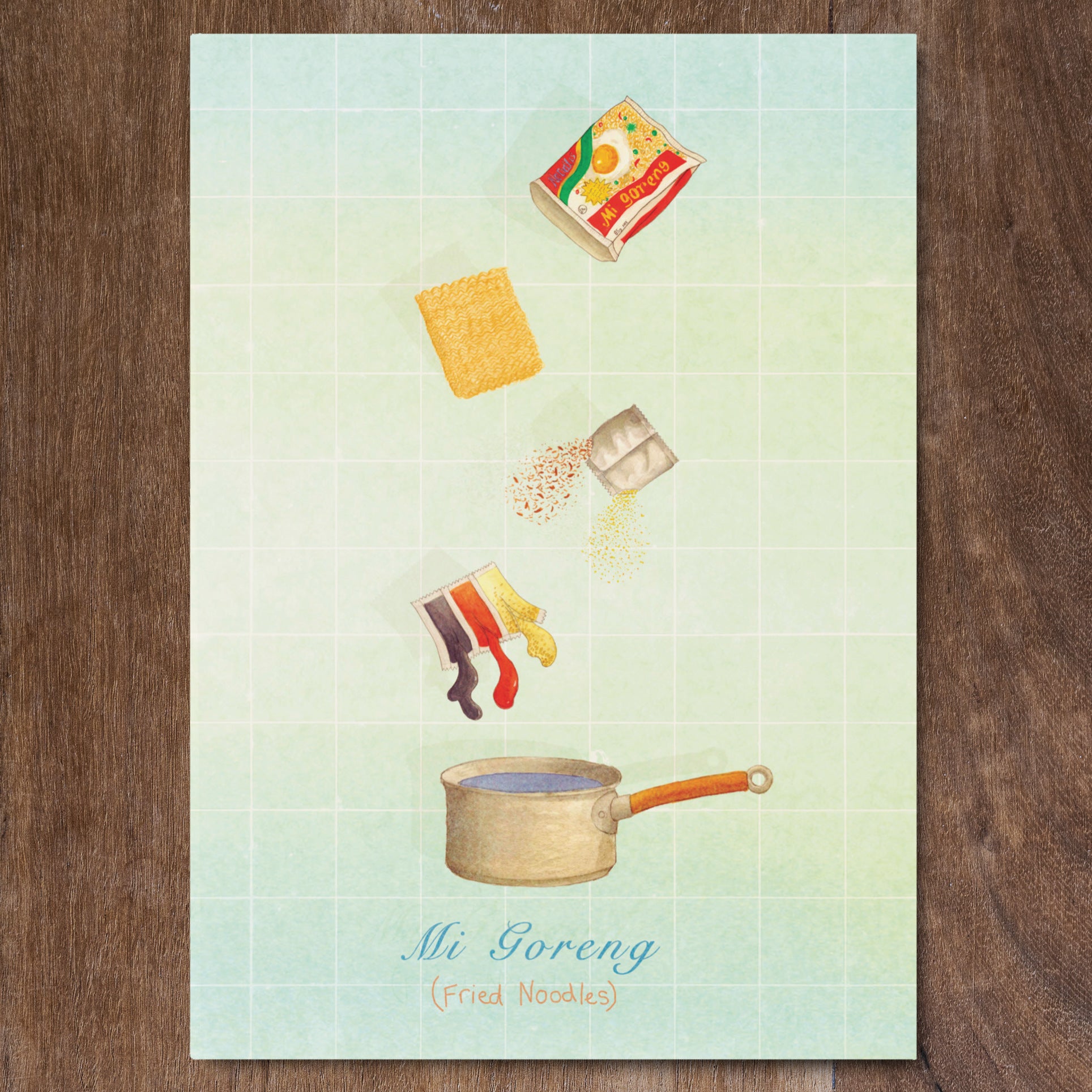 Mi Goreng - Greeting Card