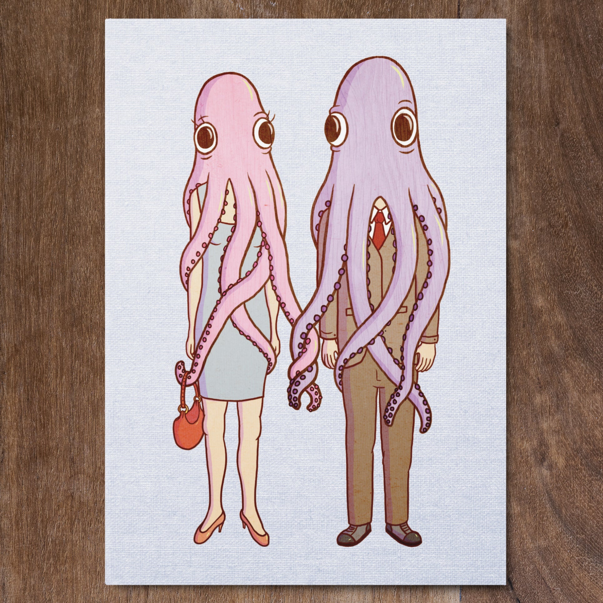 Octopus Love - Greeting Card