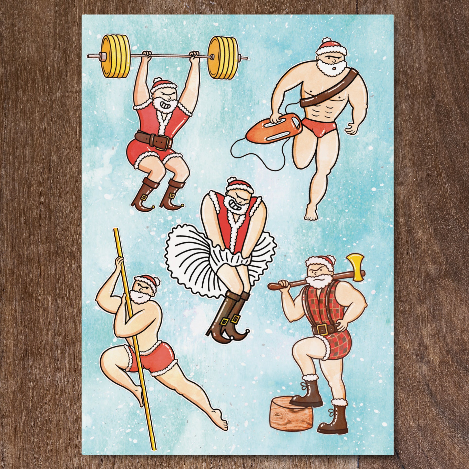 Oh Santa! - Greeting Card
