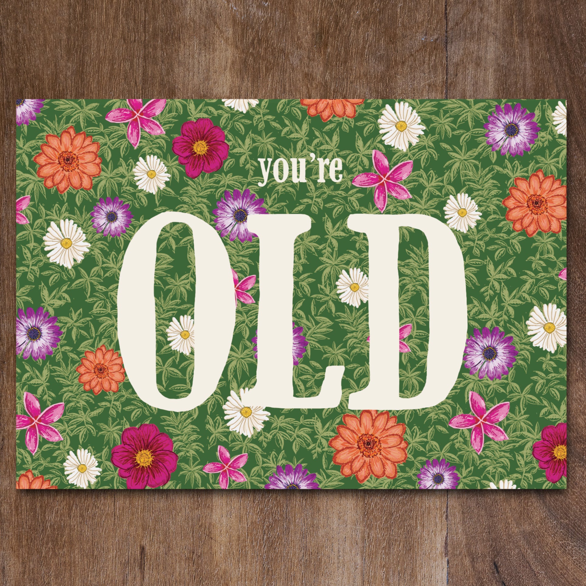 Old - Greeting Card
