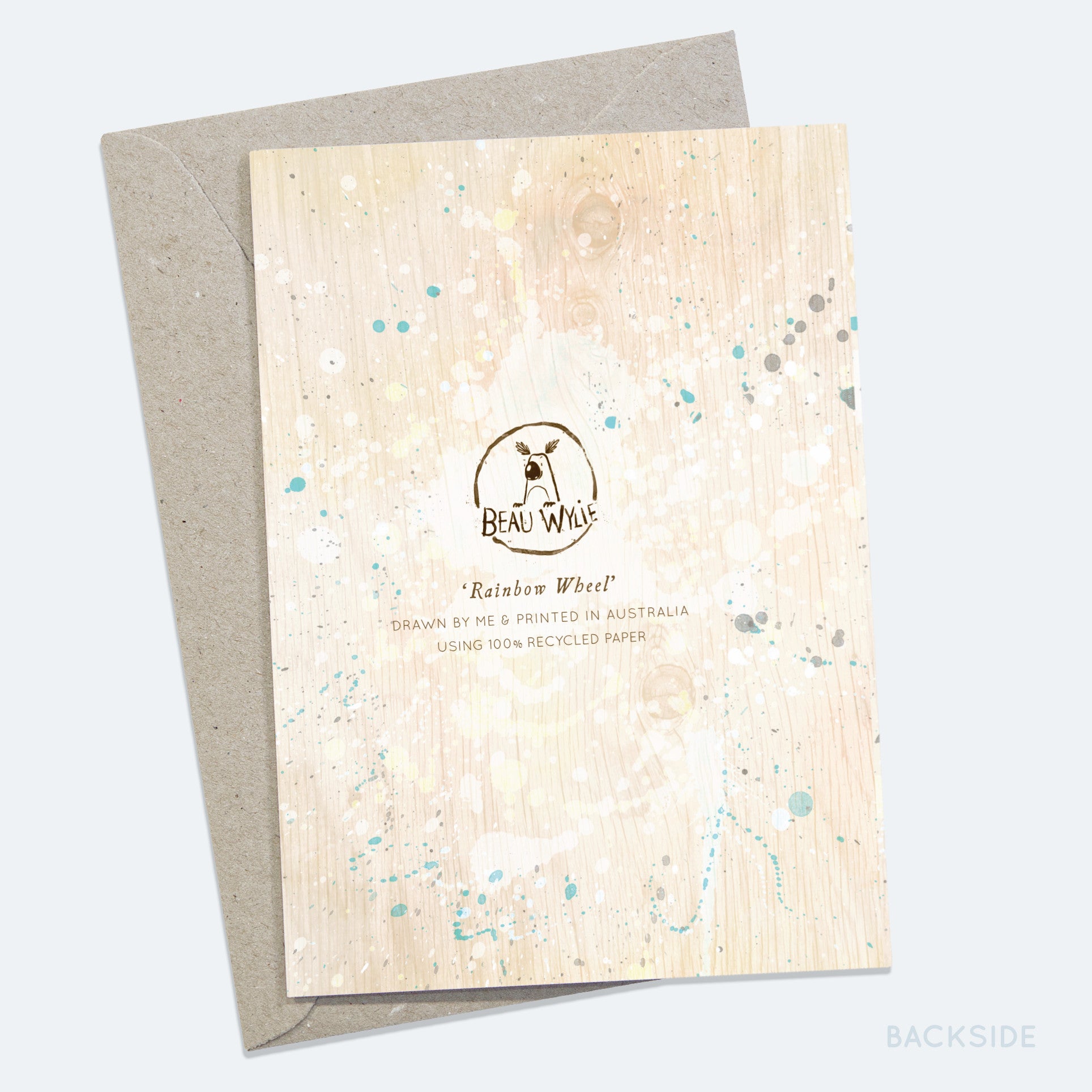 Rainbow Wheel - Greeting Card