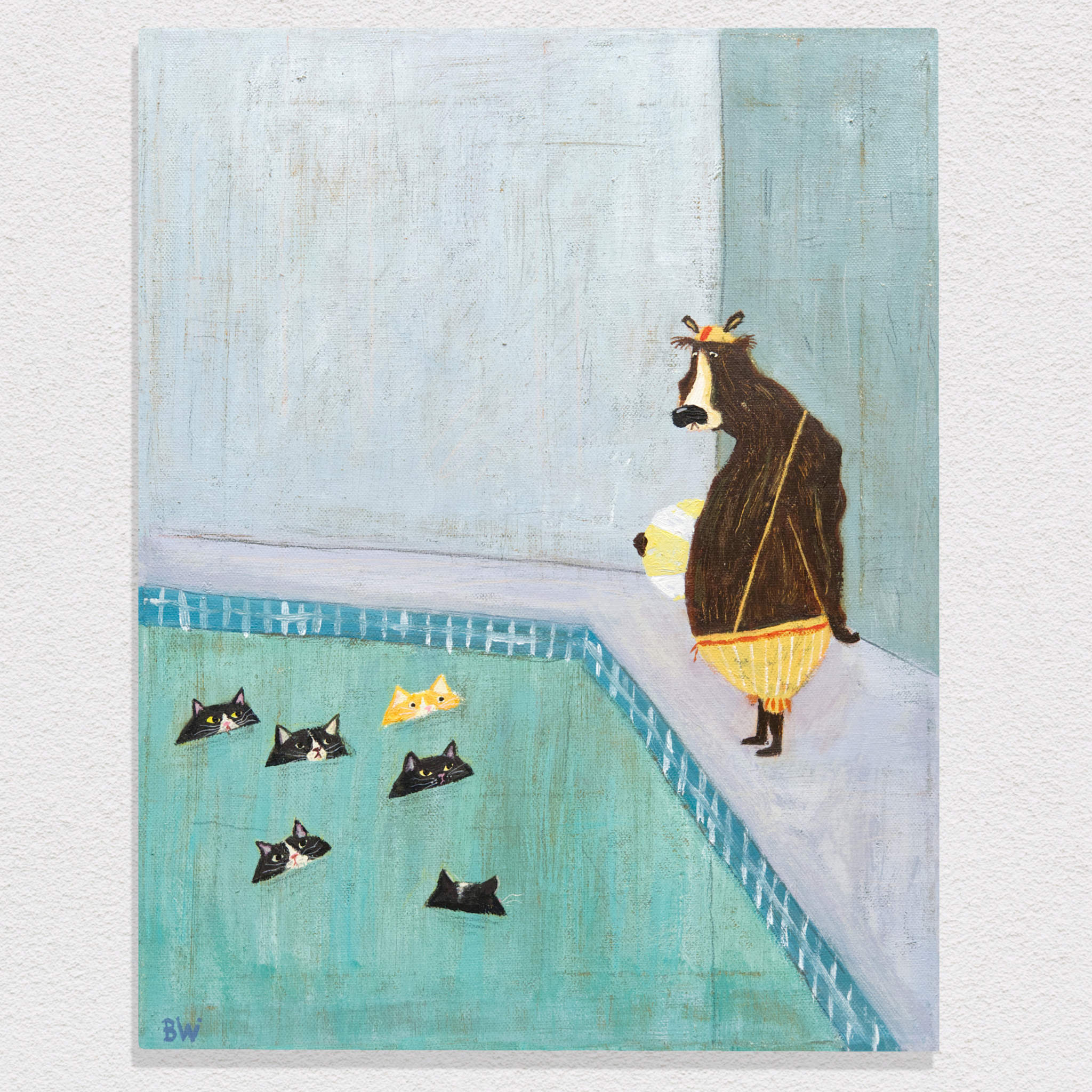 Recreation Hour - Original Painting