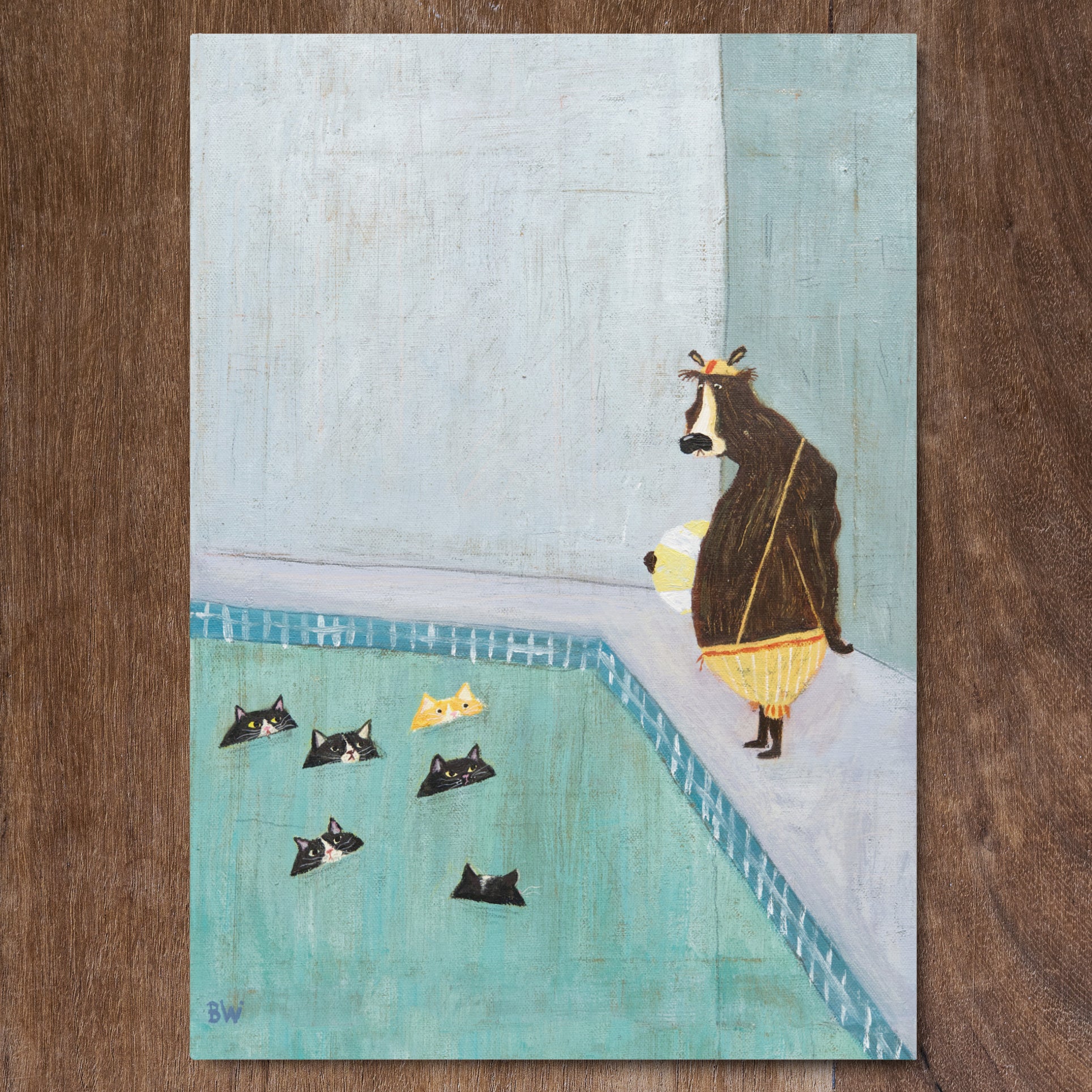 Recreation Hour - Greeting Card