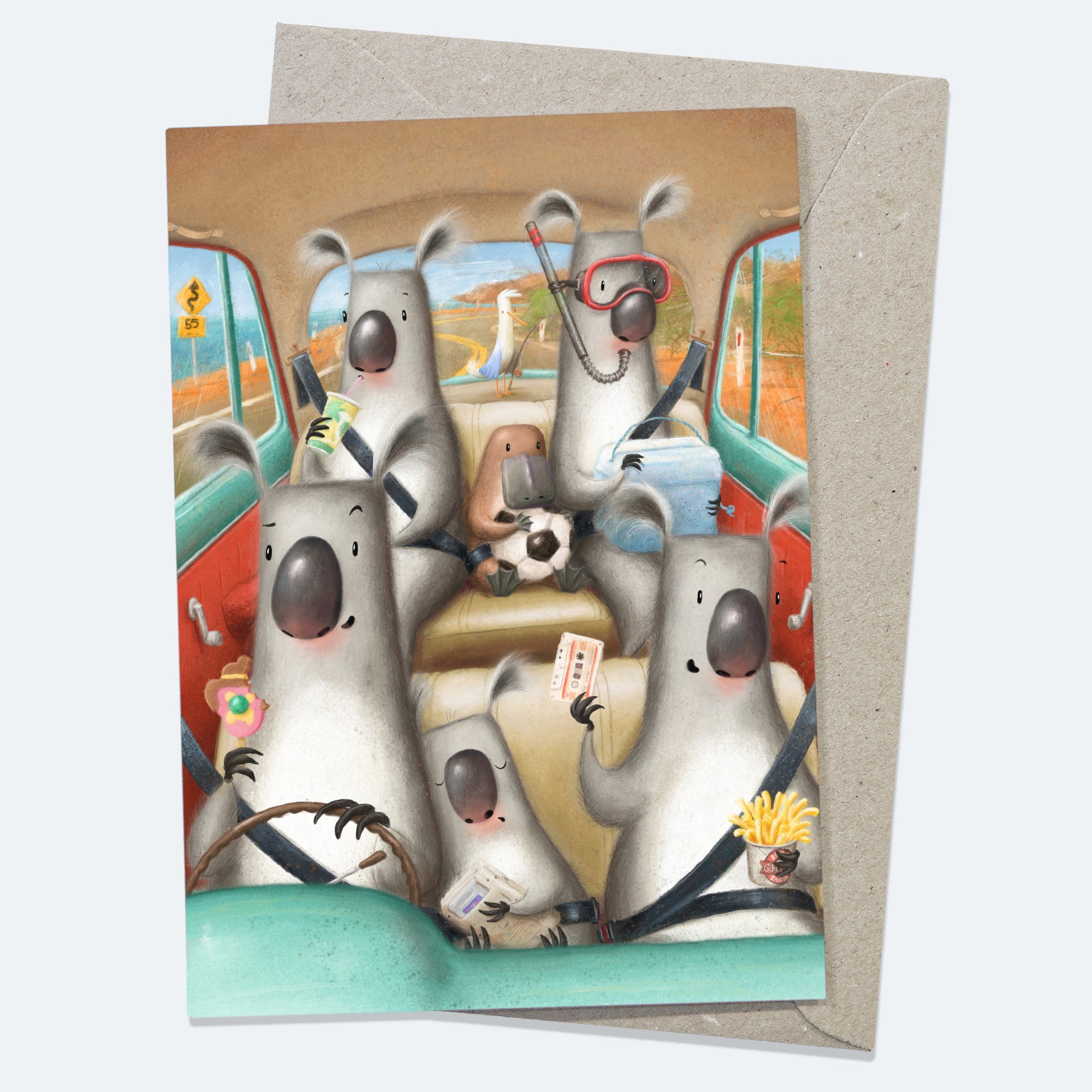Road Trip - Greeting Card