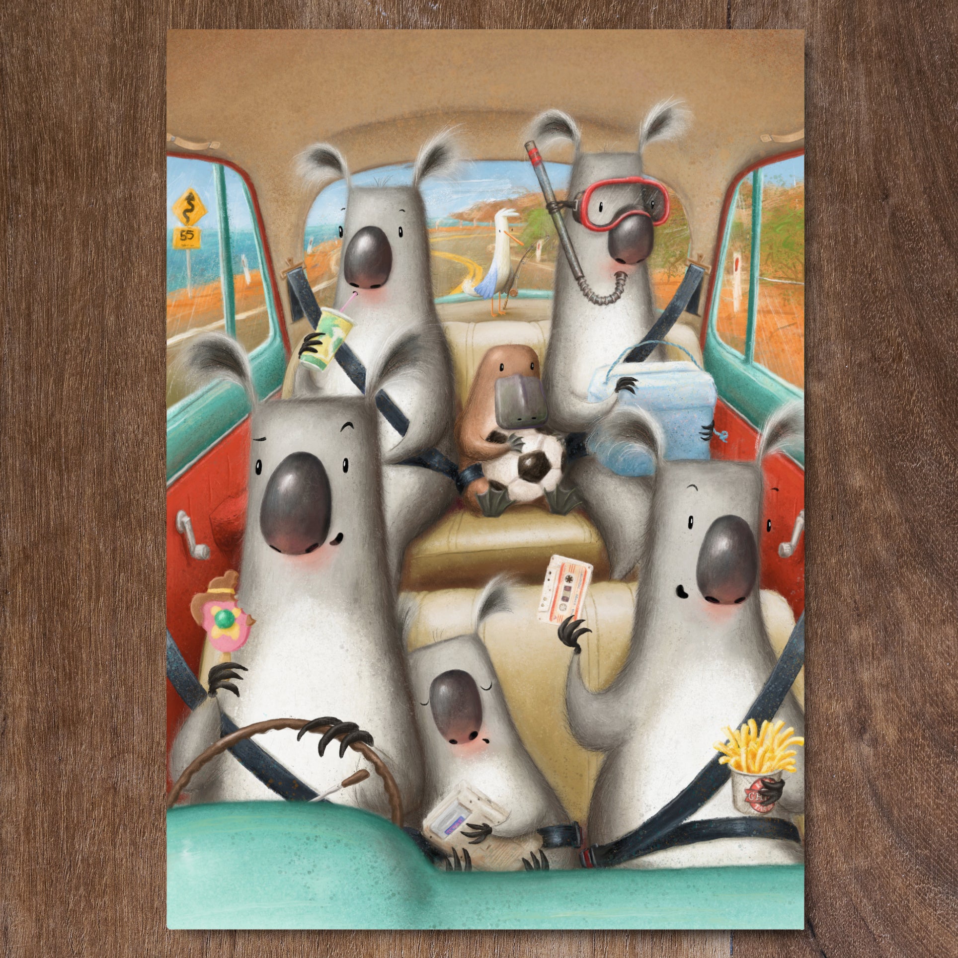 Road Trip - Greeting Card