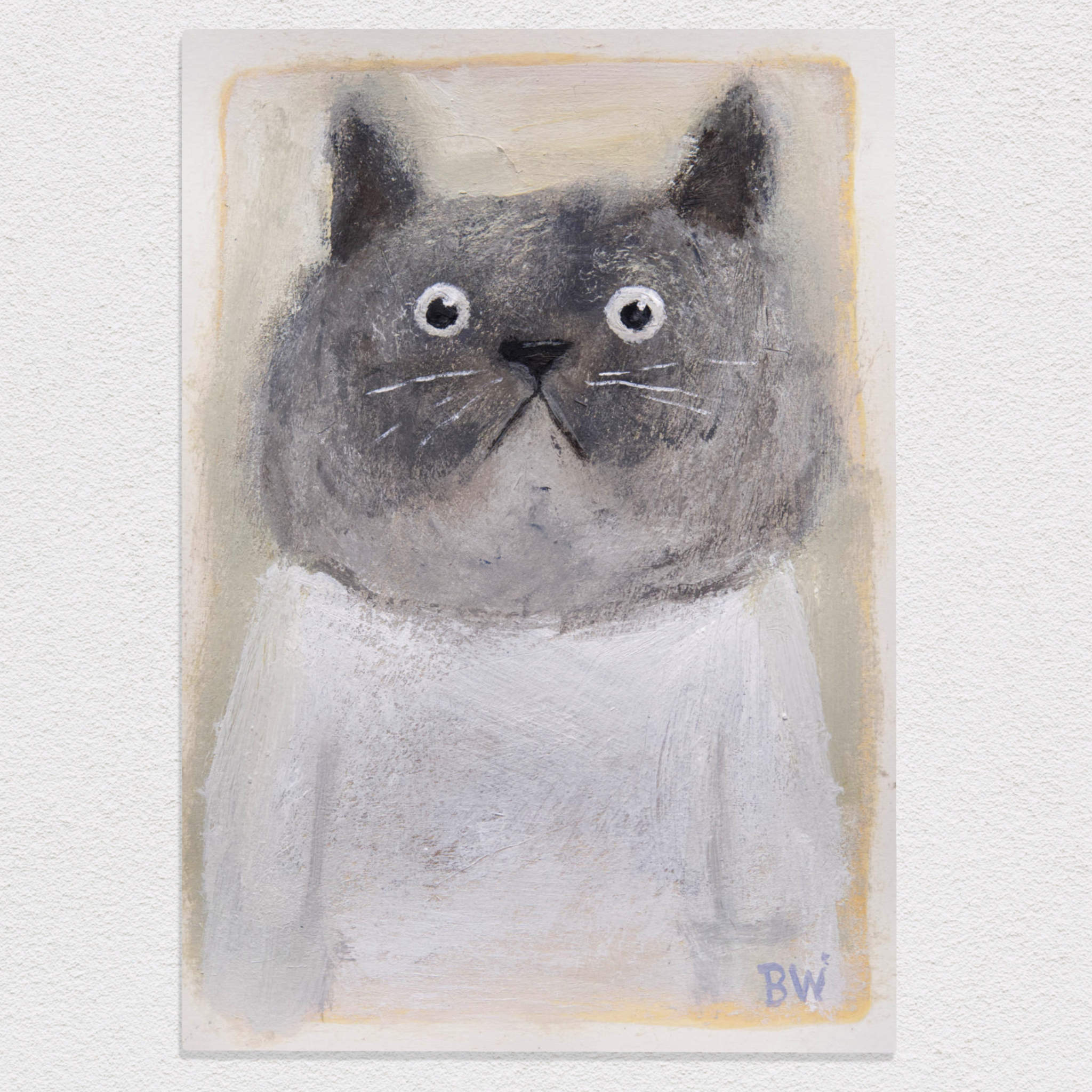 Surprised Cat - Original Painting