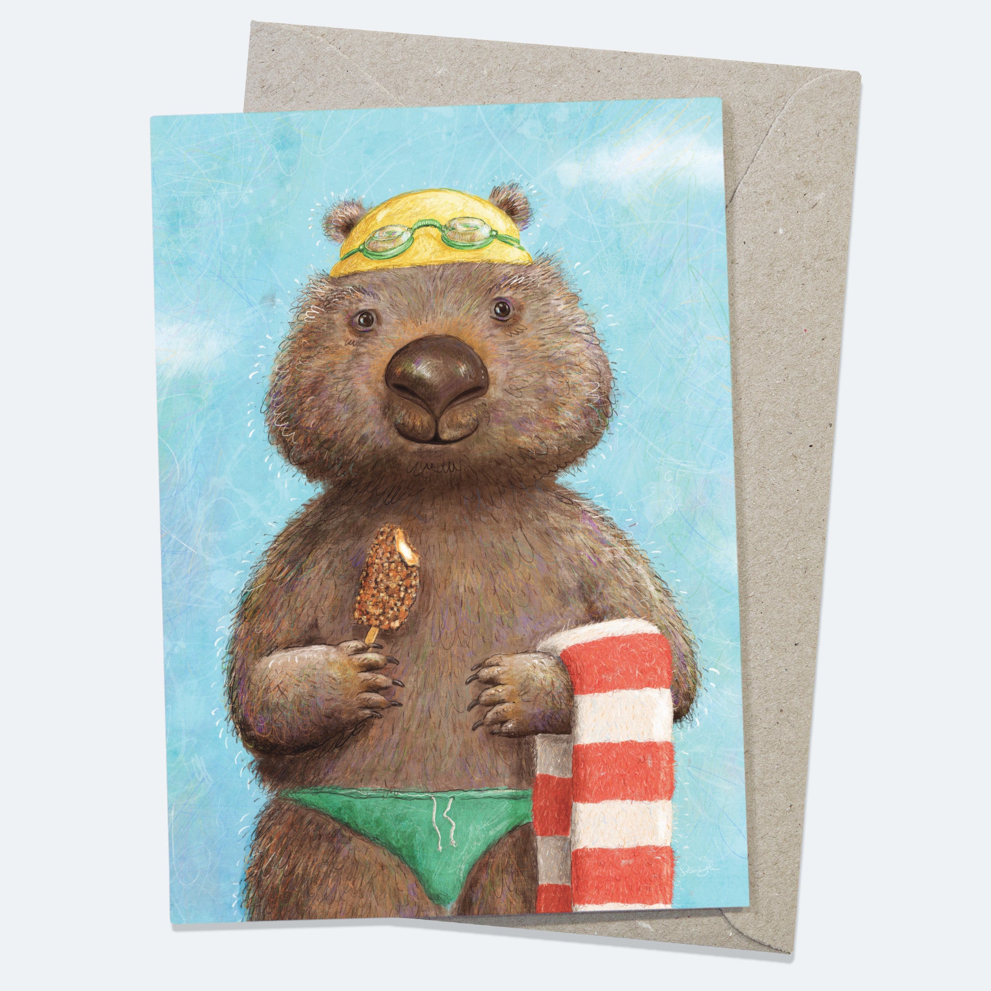 Swimming Club - Greeting Card