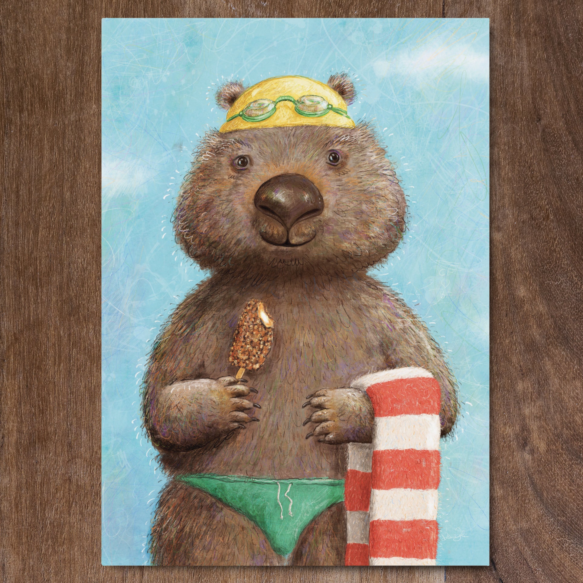 Swimming Club - Greeting Card