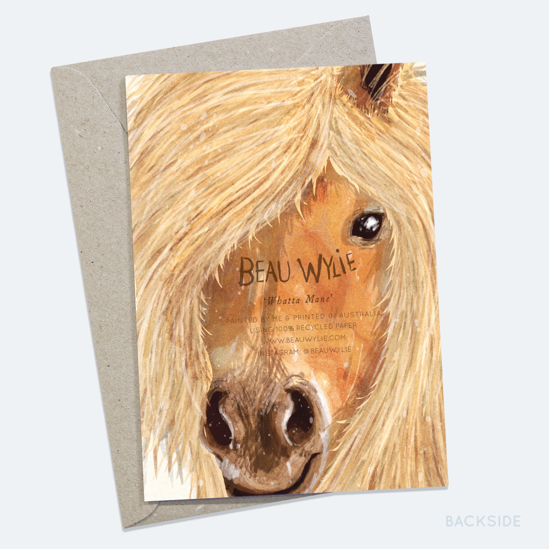Whatta Mane - Greeting Card