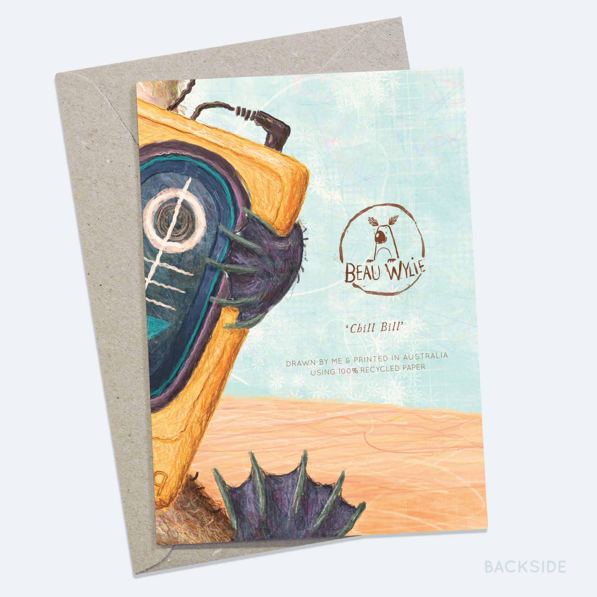 Chill Bill - Greeting Card