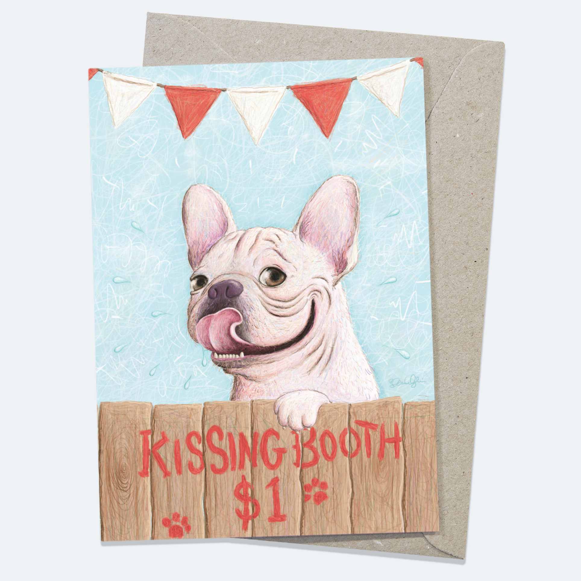 Kissing Booth - Greeting Card