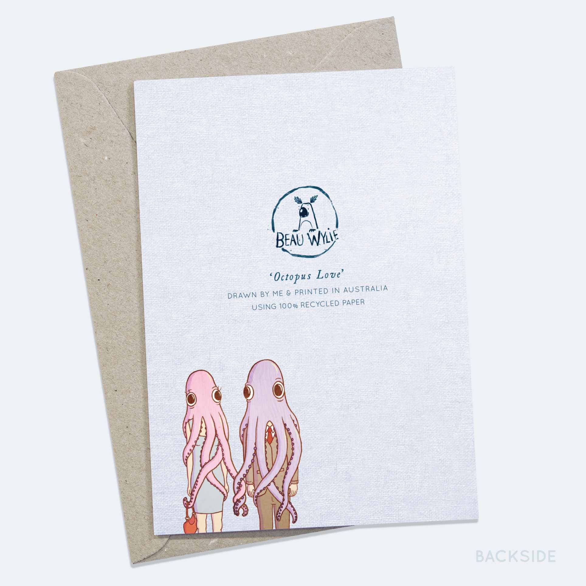 Octopus Love - Greeting Card