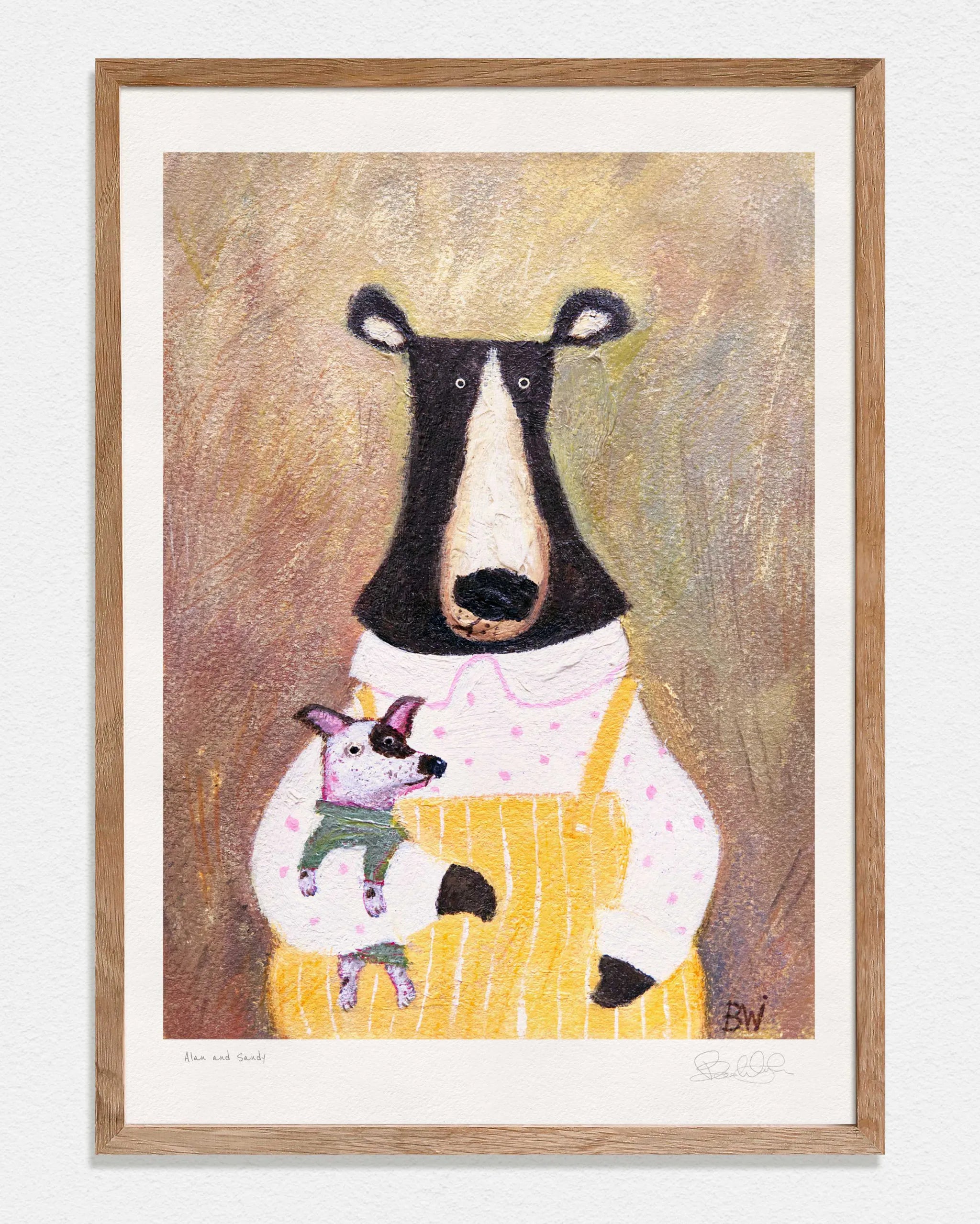 Alan and Sandy - Art Print