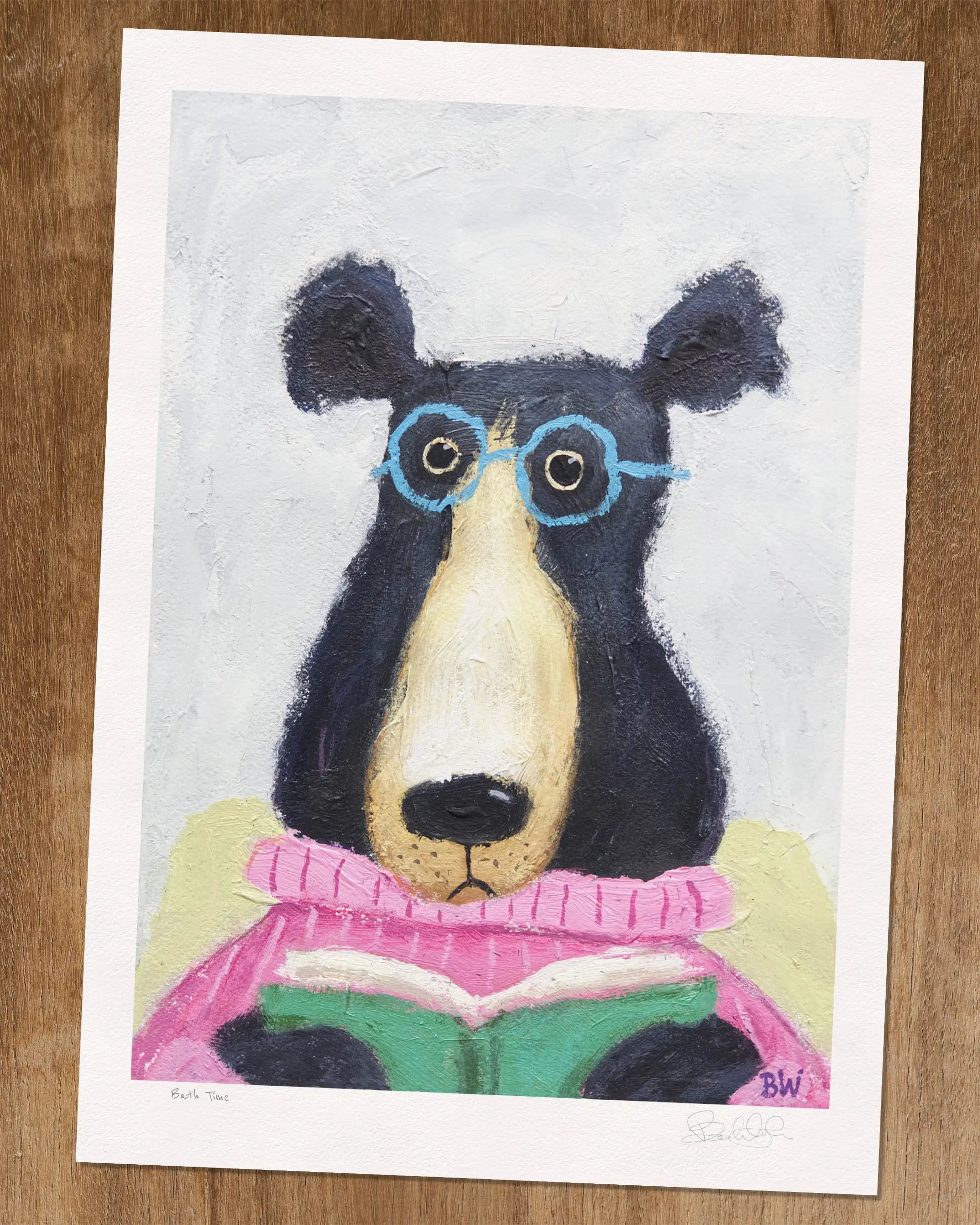 Bear Interrupted - Art Print