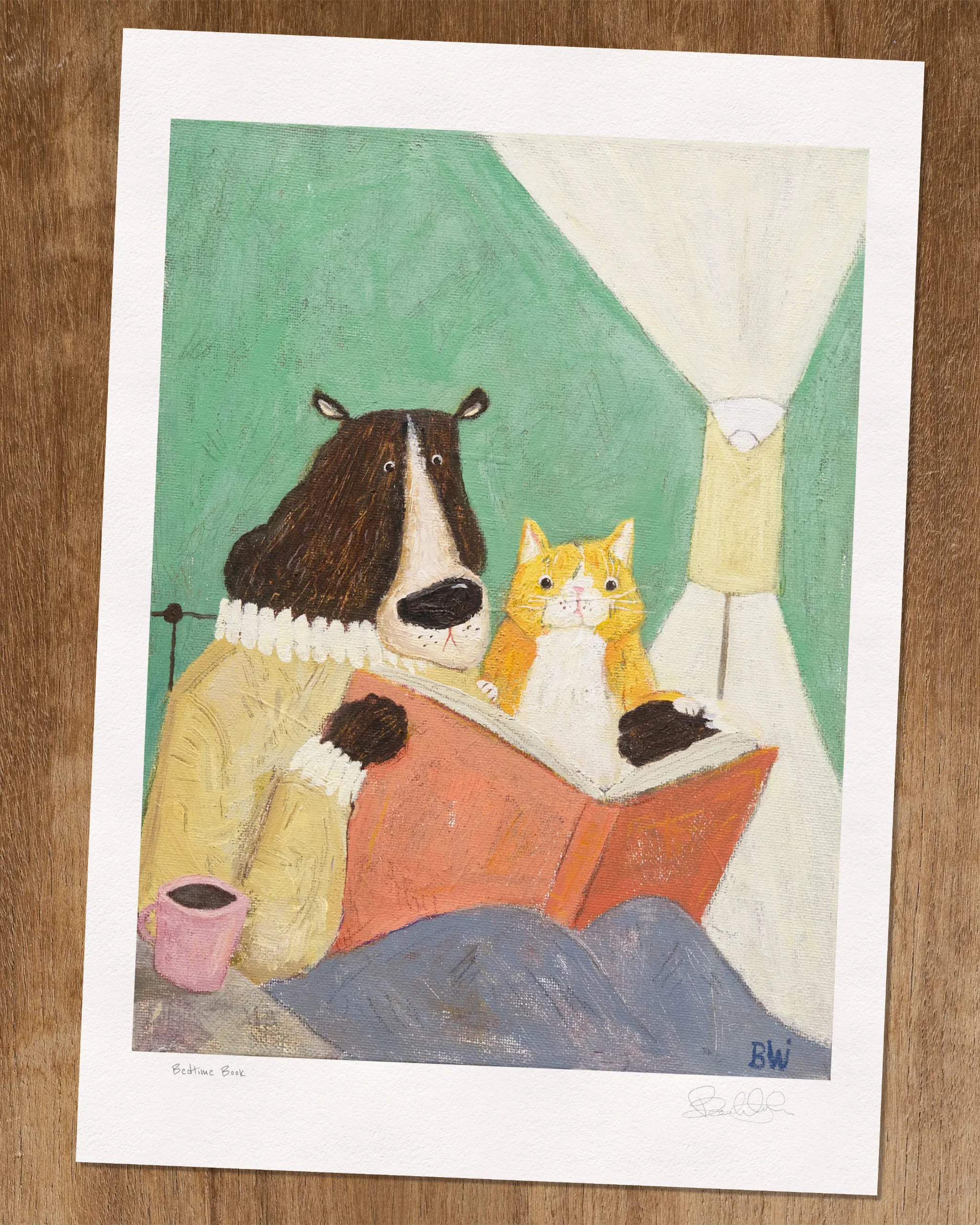 Bedtime Book - Art Print