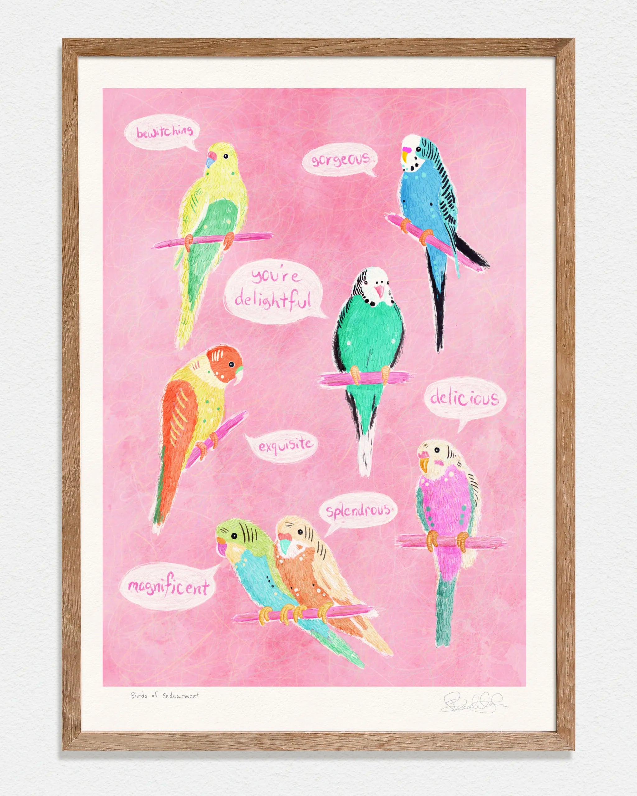Birds of Endearment - Art Print