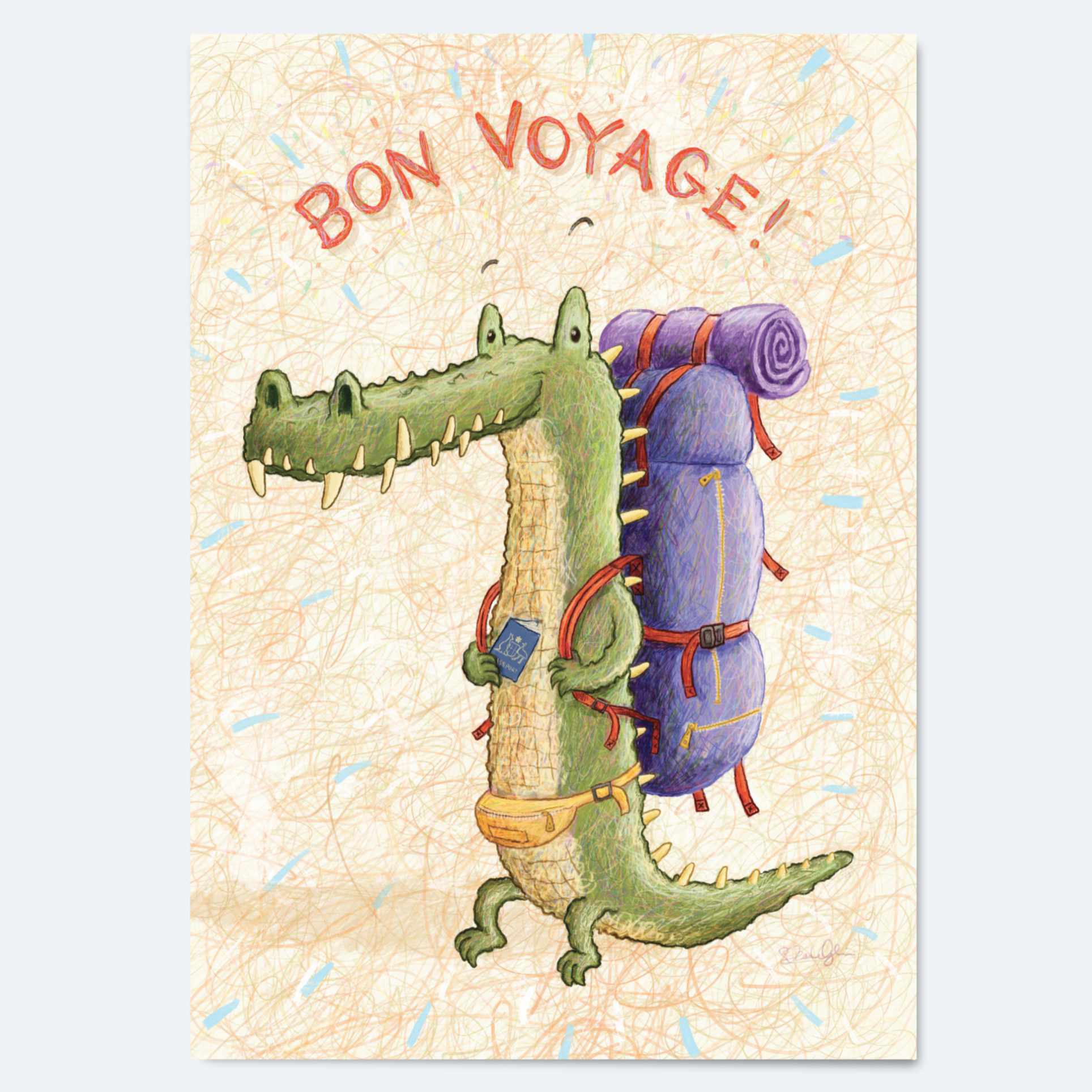 Bon Voyage - Greeting Card Wholesale
