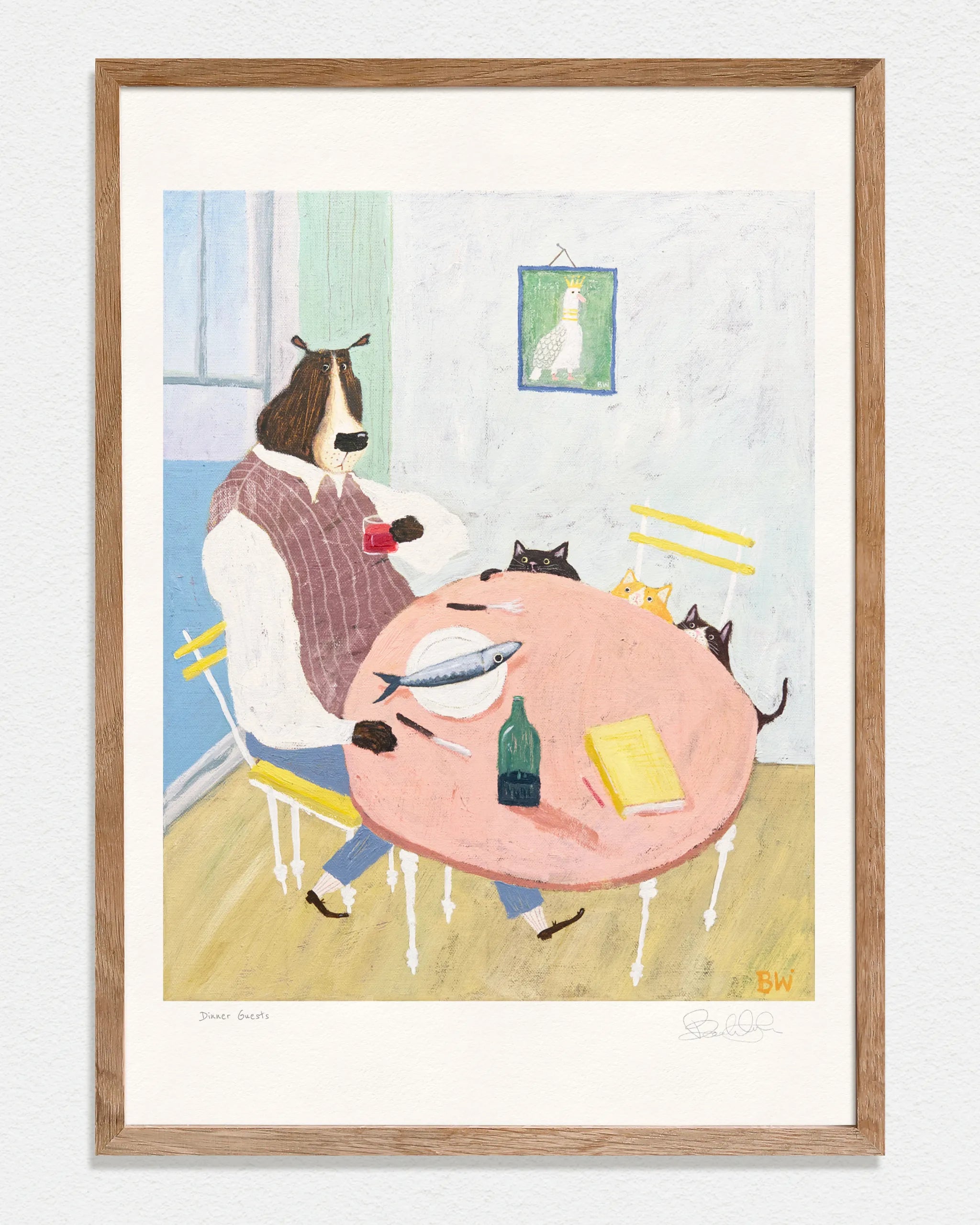 Dinner Guests - Art Print