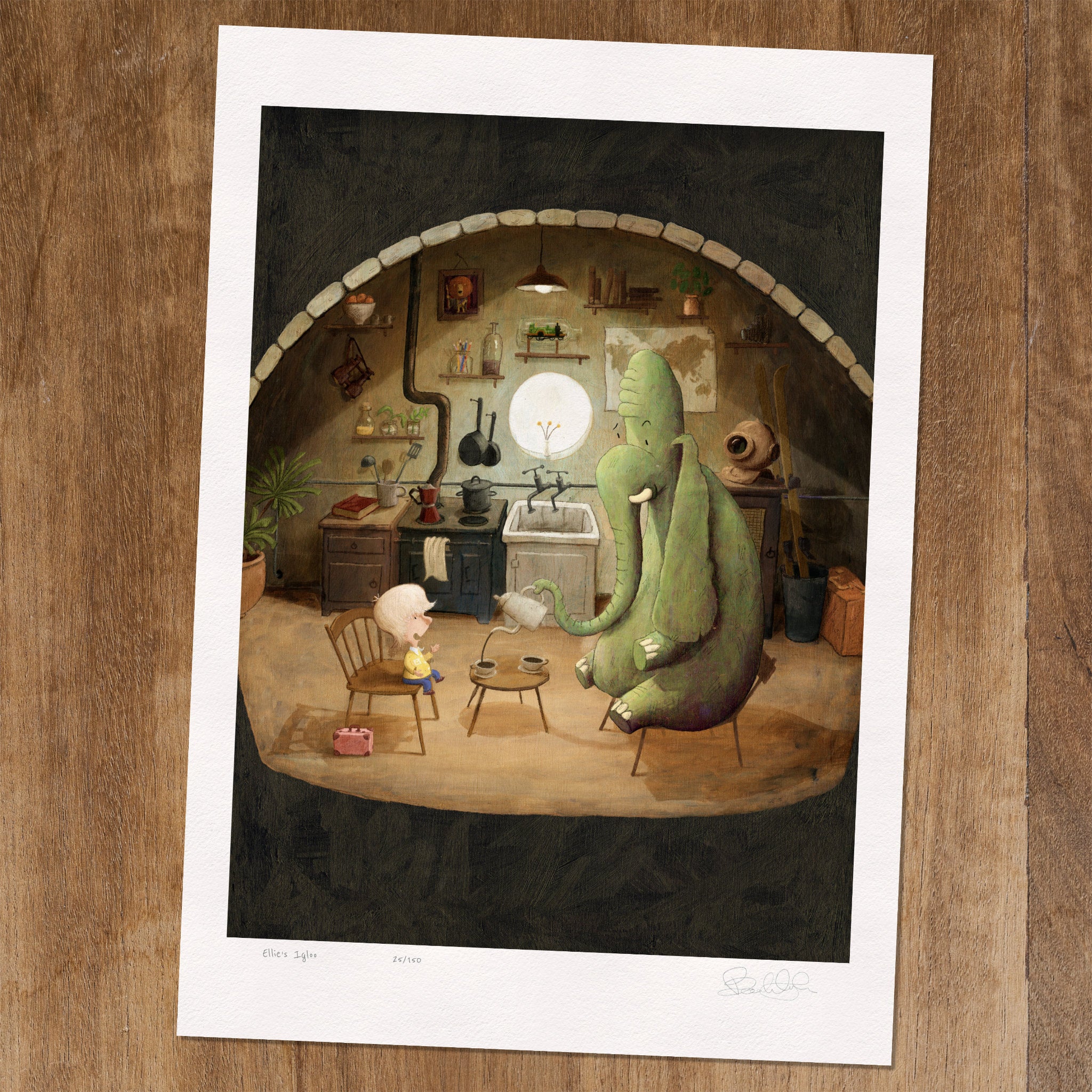 Ellie's Igloo - Limited Edition Art Print