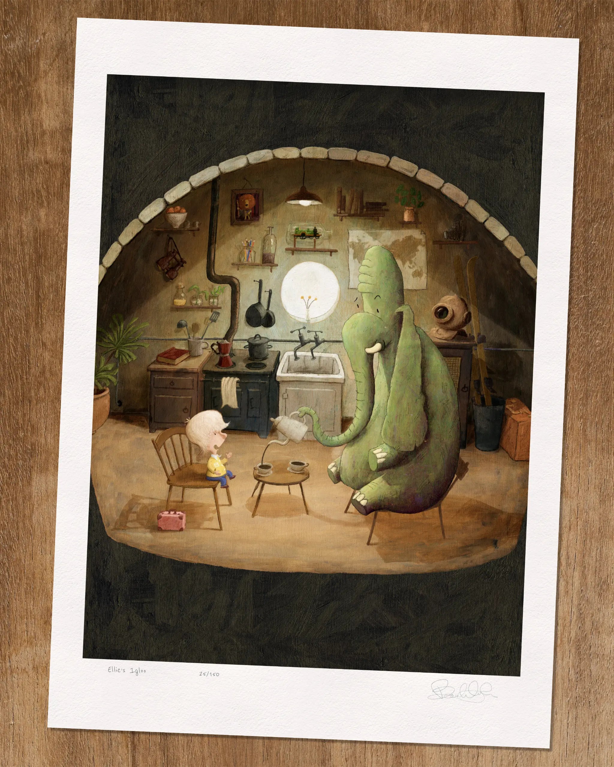 Ellie's Igloo - Limited Edition Art Print