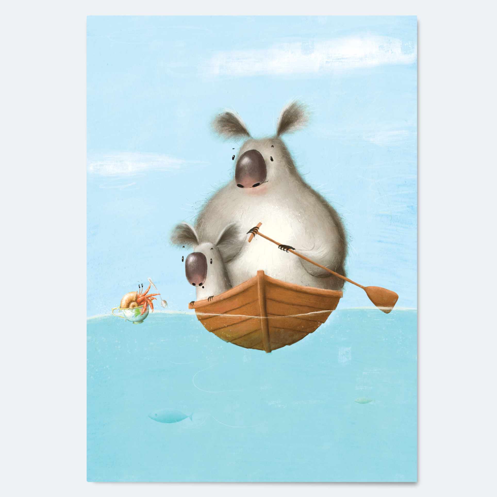 Meeting on the Blue - Greeting Card Wholesale