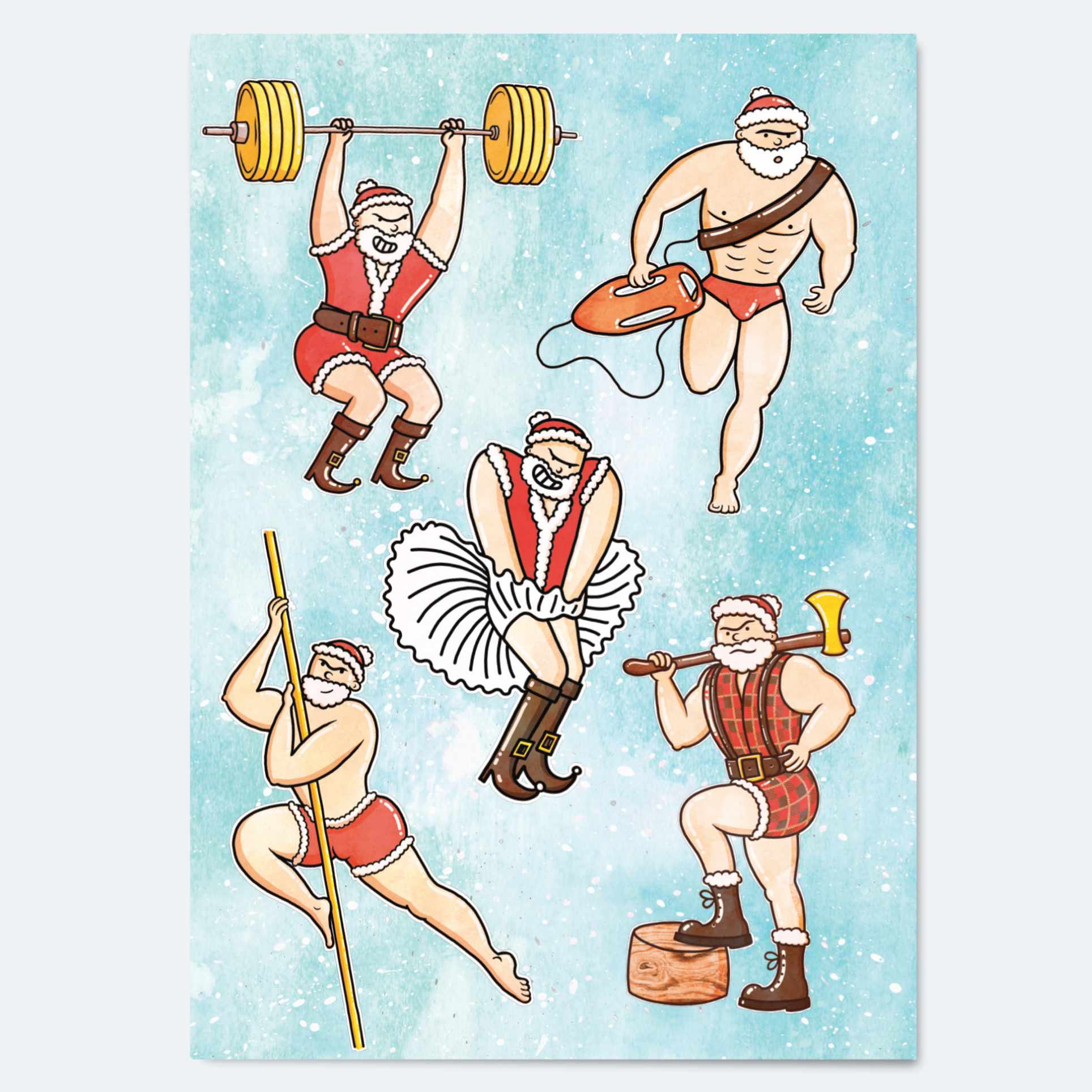 Oh Santa! - Greeting Card Wholesale