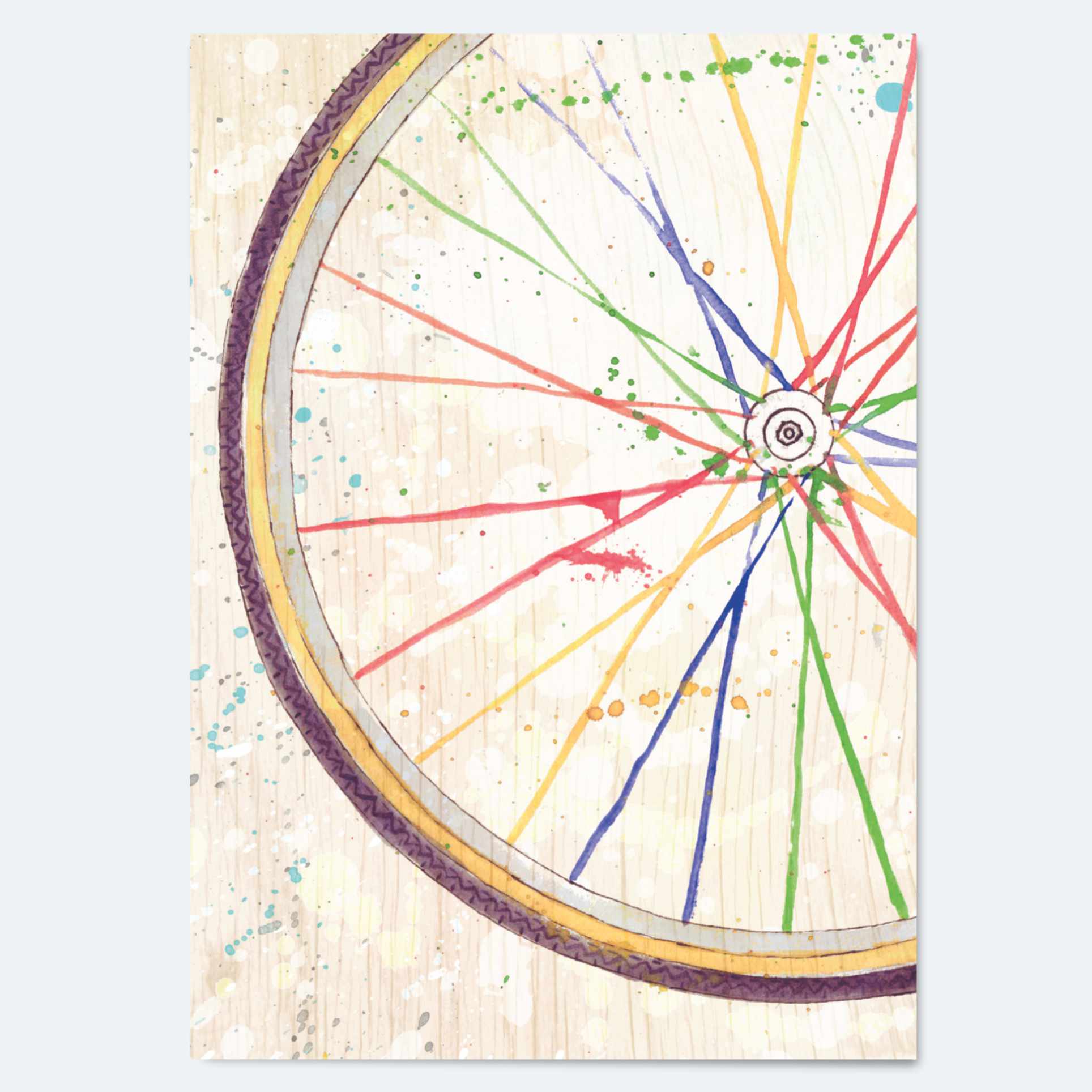 Rainbow Wheel - Greeting Card Wholesale