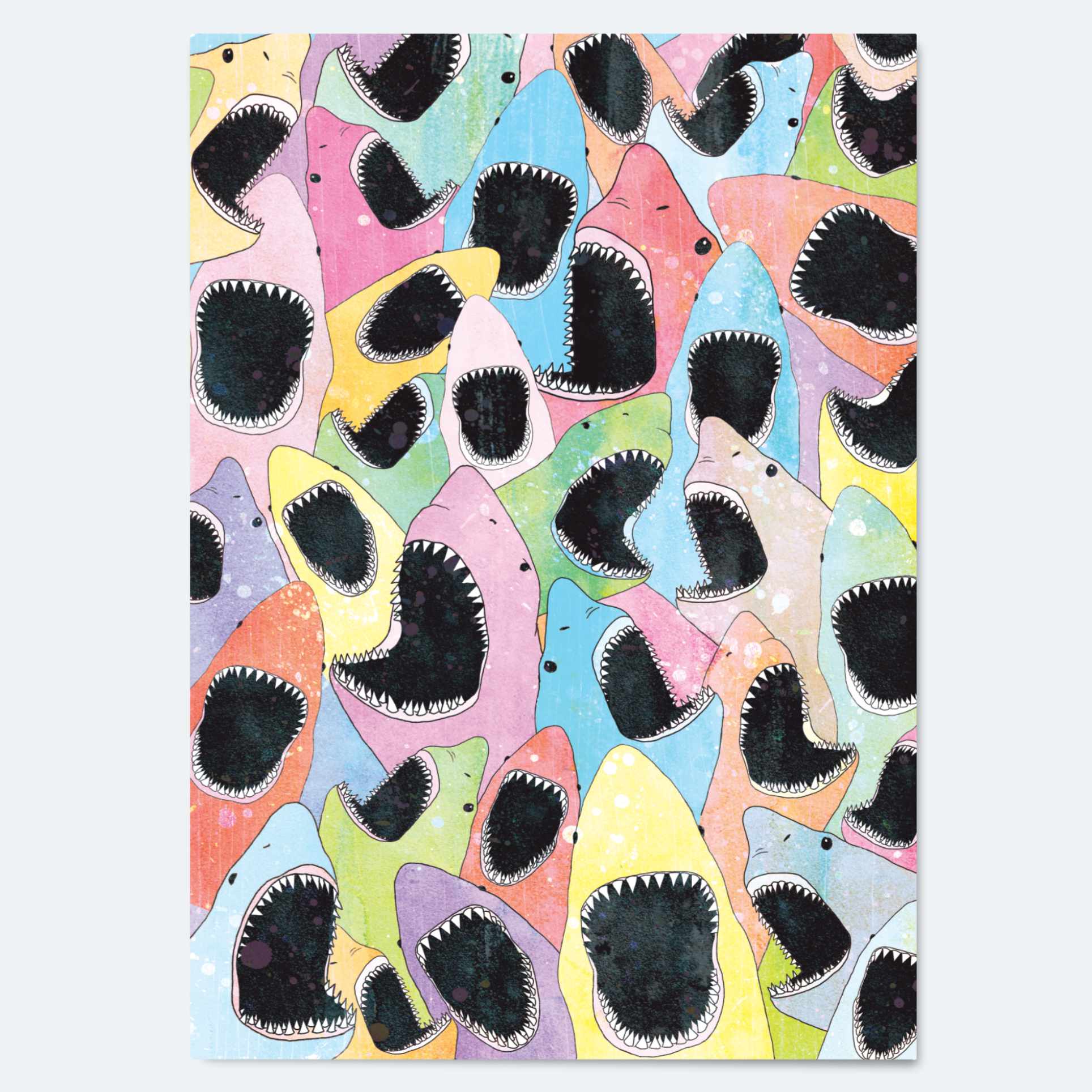 Sharks!- Greeting Card Wholesale